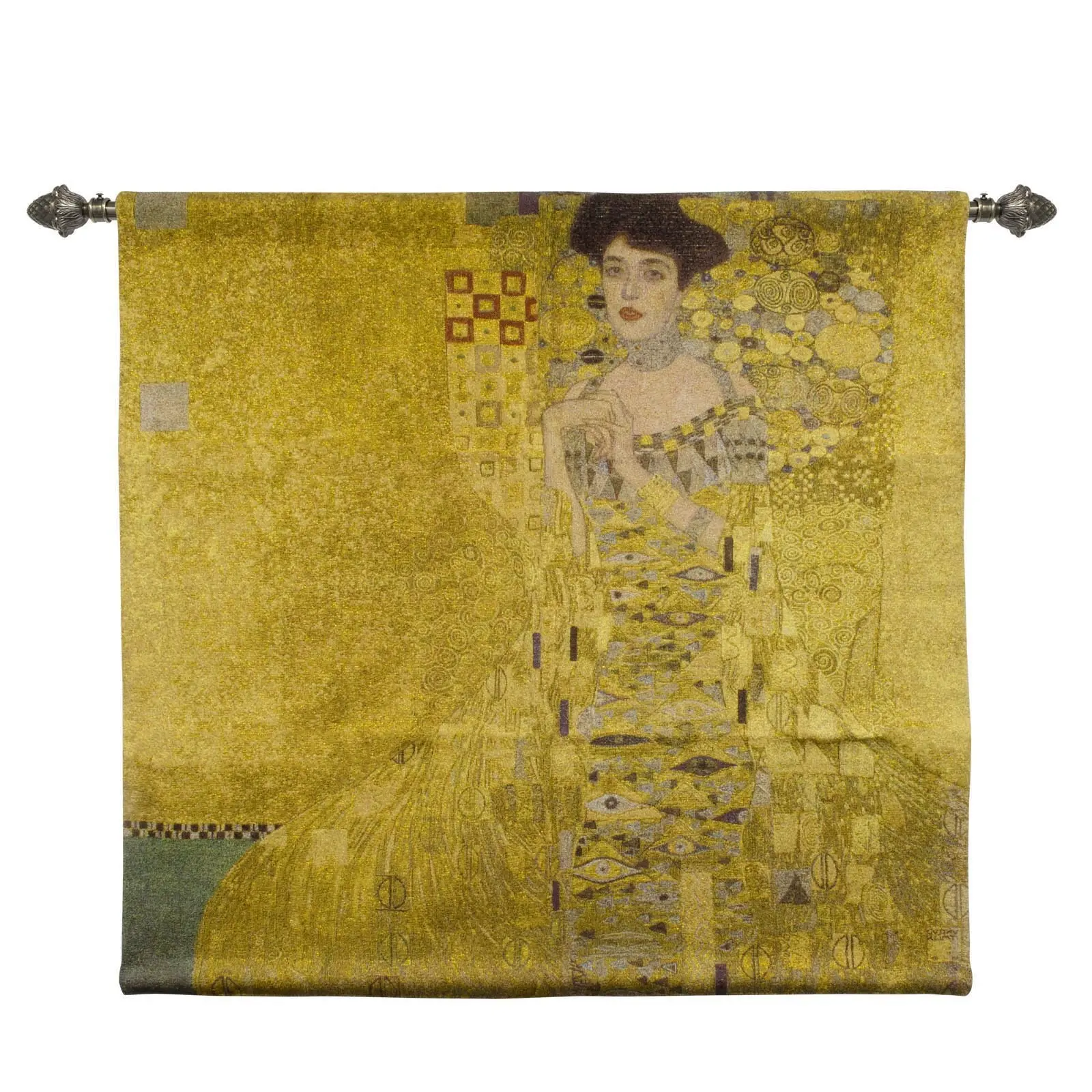 Gustav Klimt Donna in oro - Da appendere alla parete 100 cm x 100 cm (70 aste)