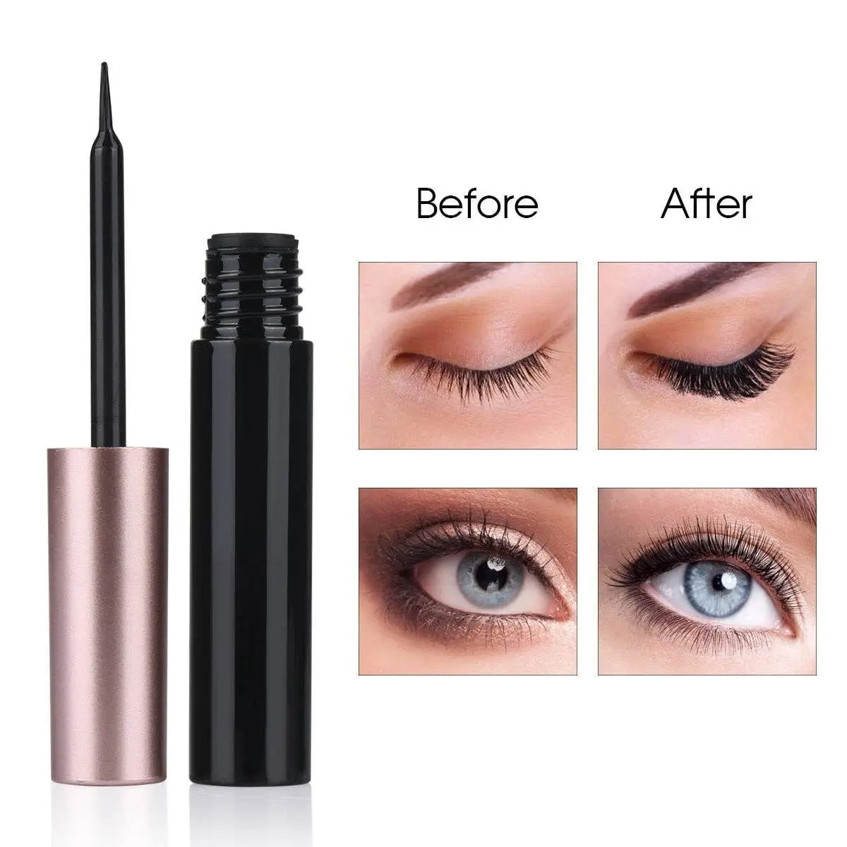 3 PAARE MAGNETISCHE FALSCHE WIMPERN 10-12-10 mm