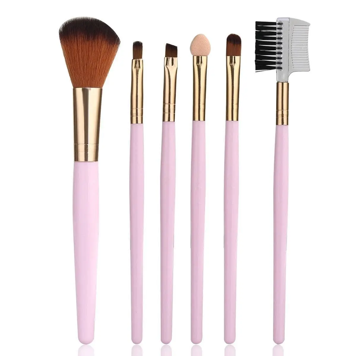 SET MIT 6 MAKE-UP-BÜRSTEN