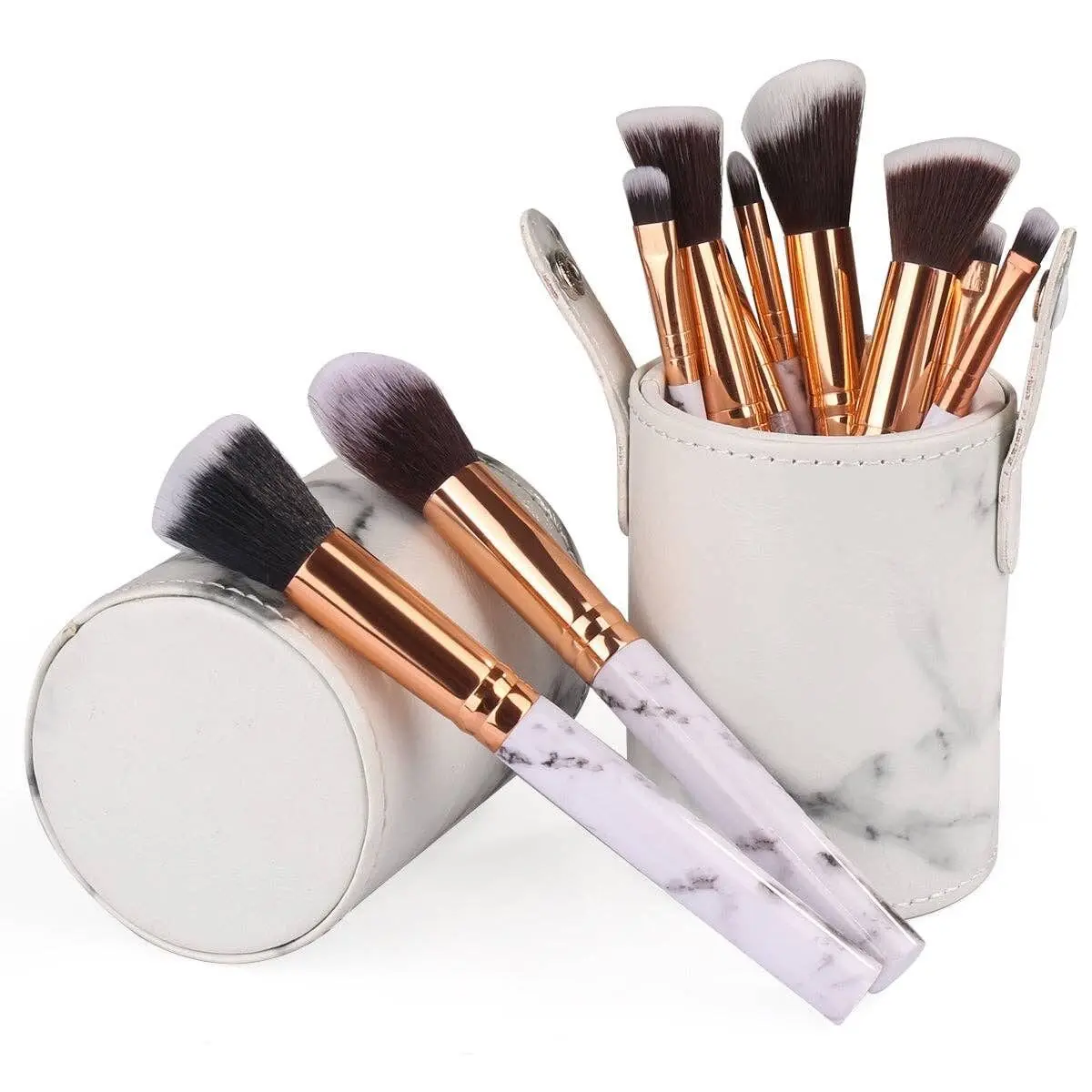 Set mit 10 Make-up-Pinseln