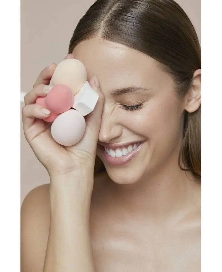 Set mit 4 Eier-Make-up-Schwämmen
