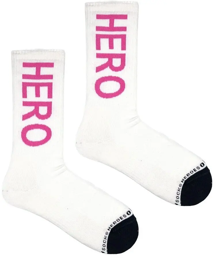 Heroes on Socks - Sport Icon Pink - Sportsokken Größe 36-41