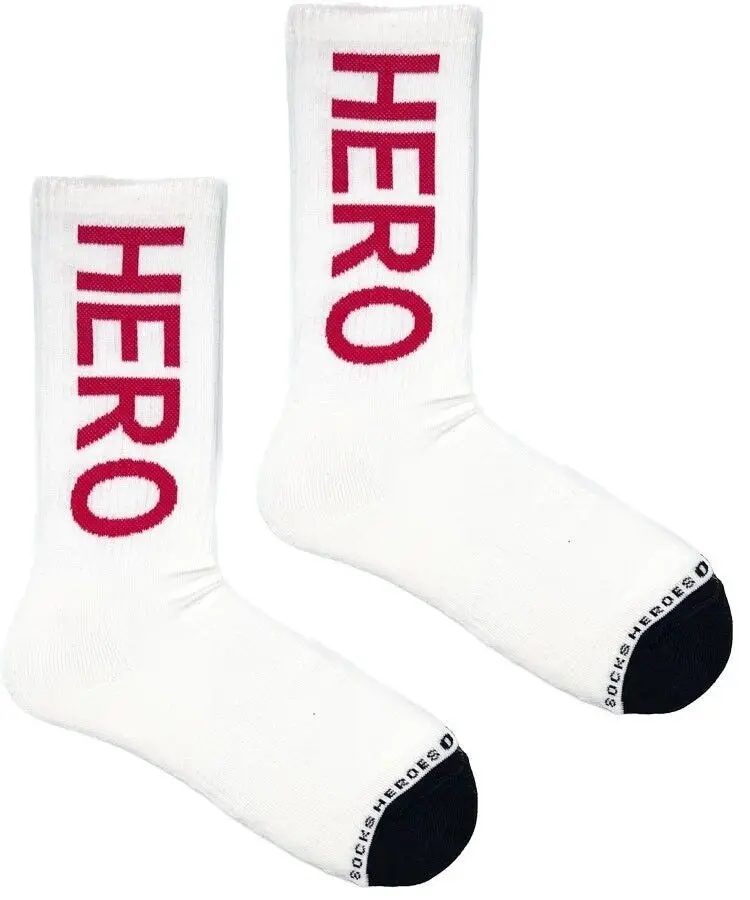 Heroes on Socks – Sport Icon Red – Sportsocken Größe 41–46