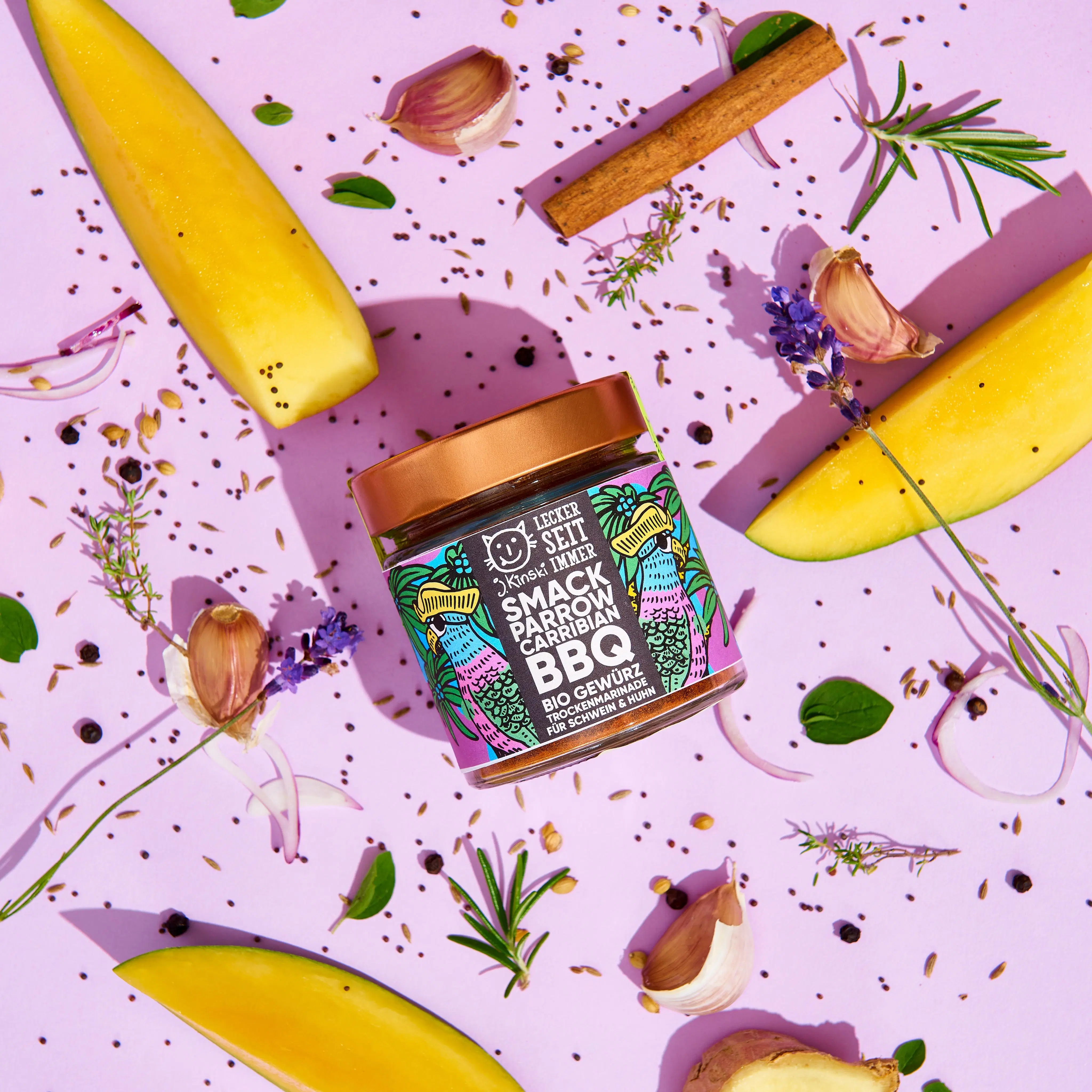 Bio Smack Parrow Caribbean BBQ Gewürzmischung 100g