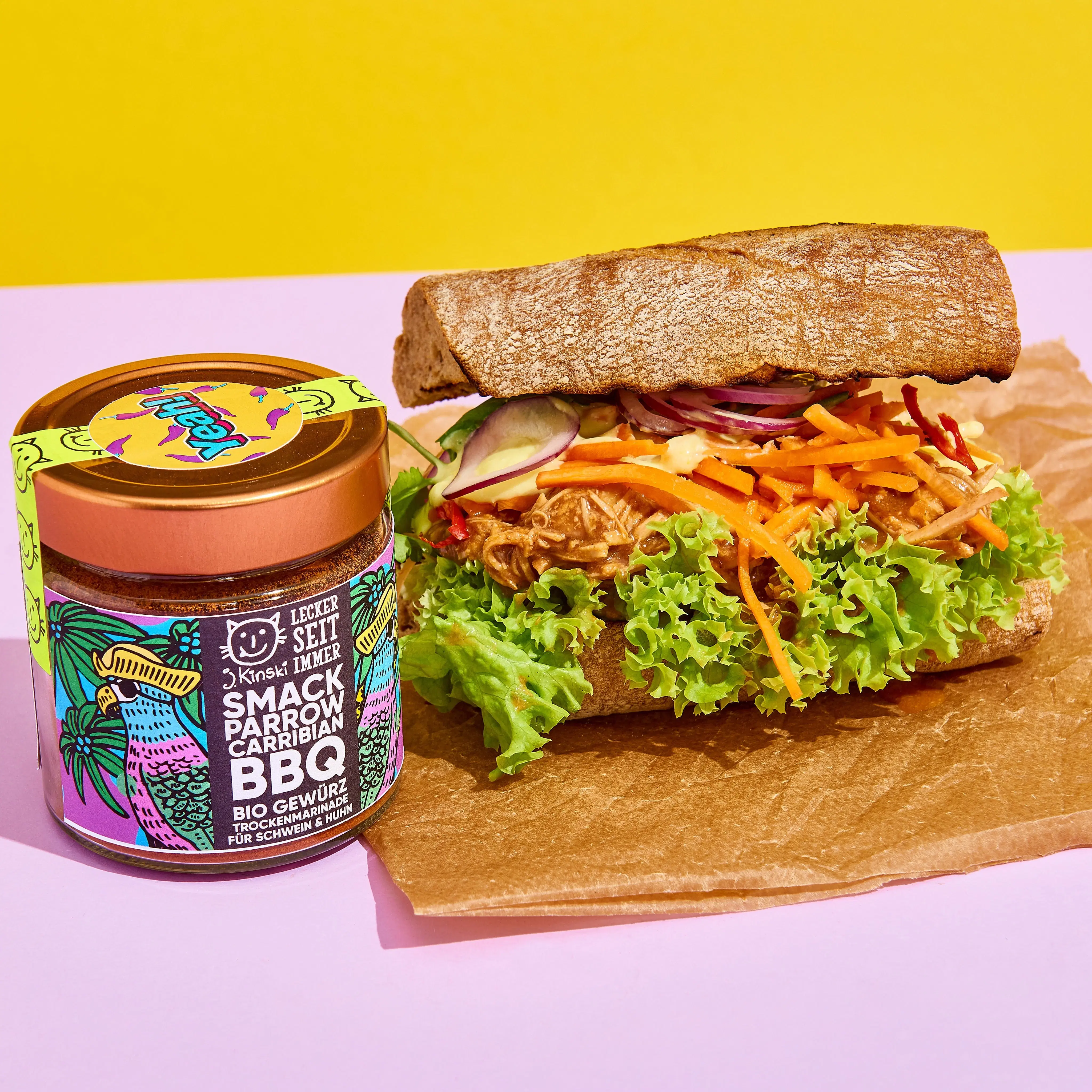 Bio Smack Parrow Caribbean BBQ Gewürzmischung 100g