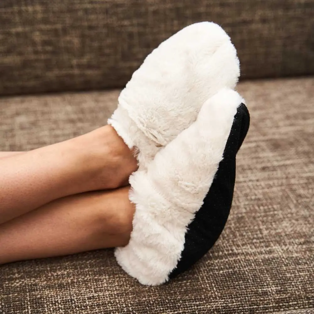 BEIGE BOUILLOTTE SLIPPERS