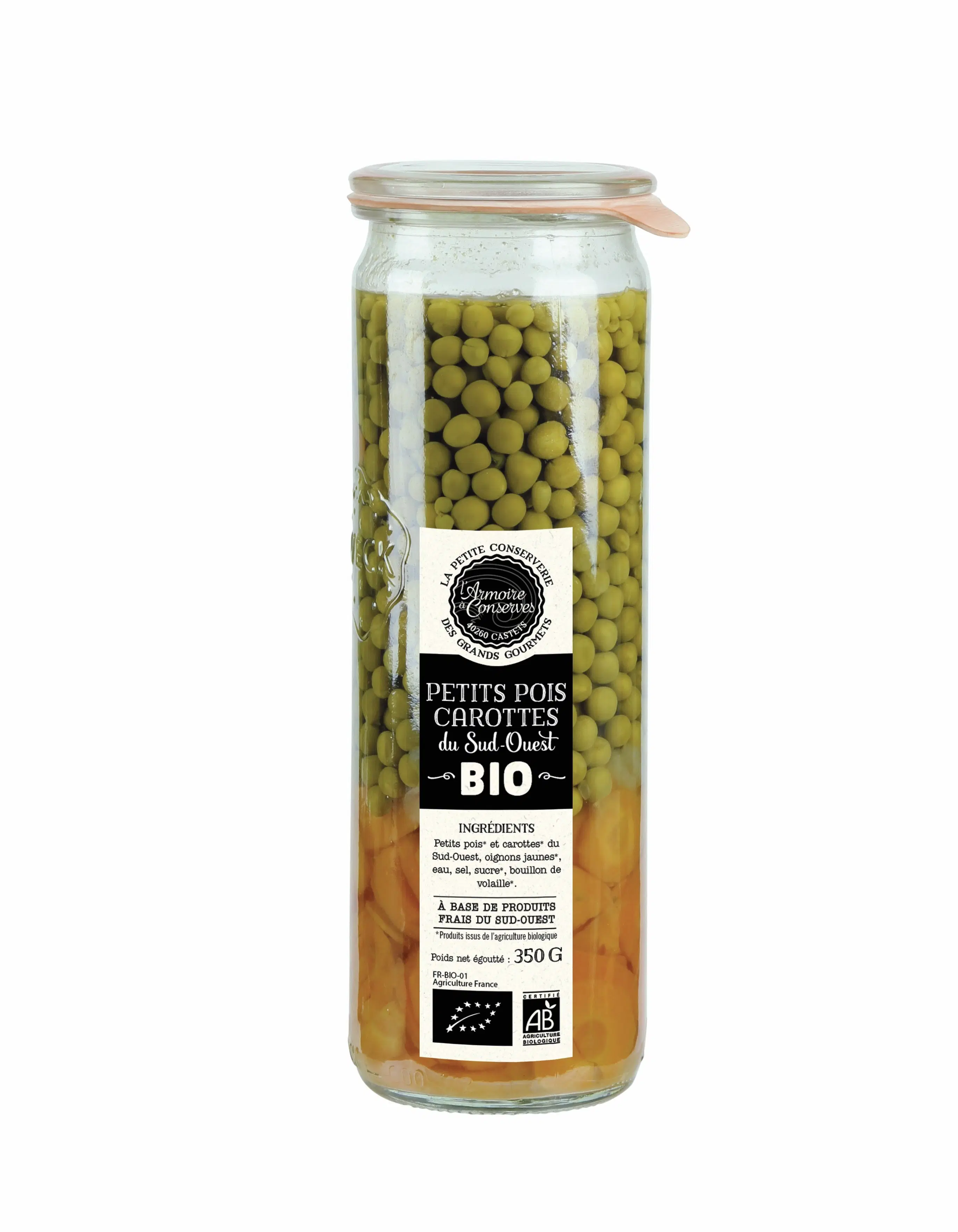 Bio Karottenerbsen 350g