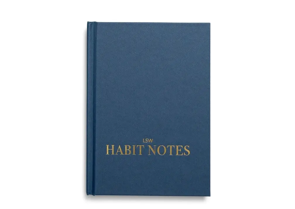 Habit Notes: Daily habit tracking journal & goal setting