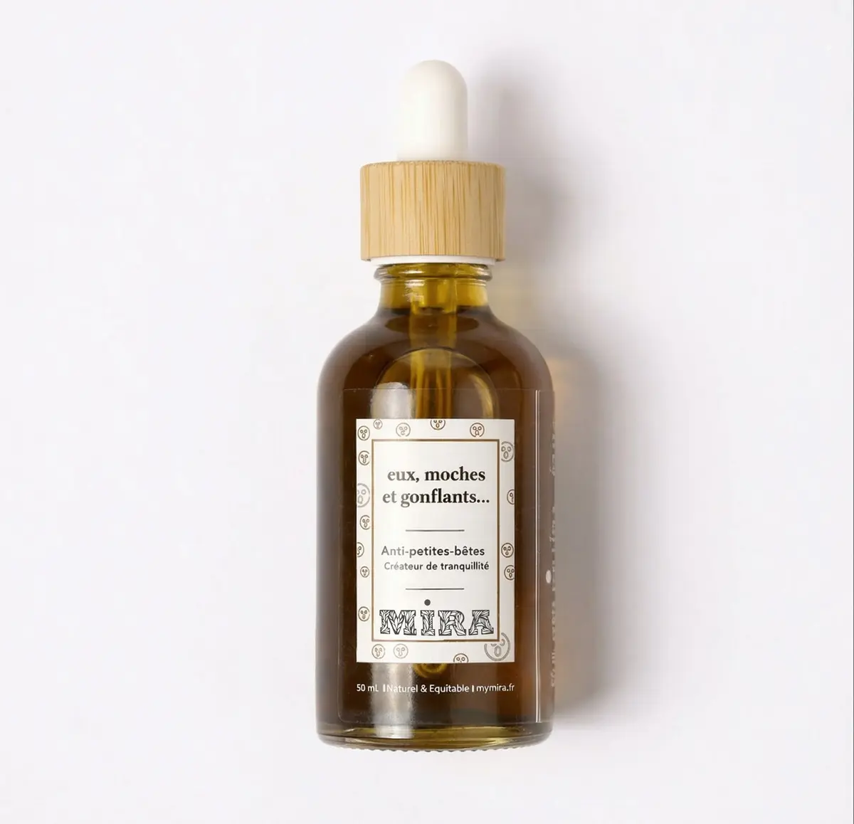 Répulsif et apaisant - Eux, moches et gonflants - Huile répulsive anti-petites-bêtes à l'huile de neem - 50 ml