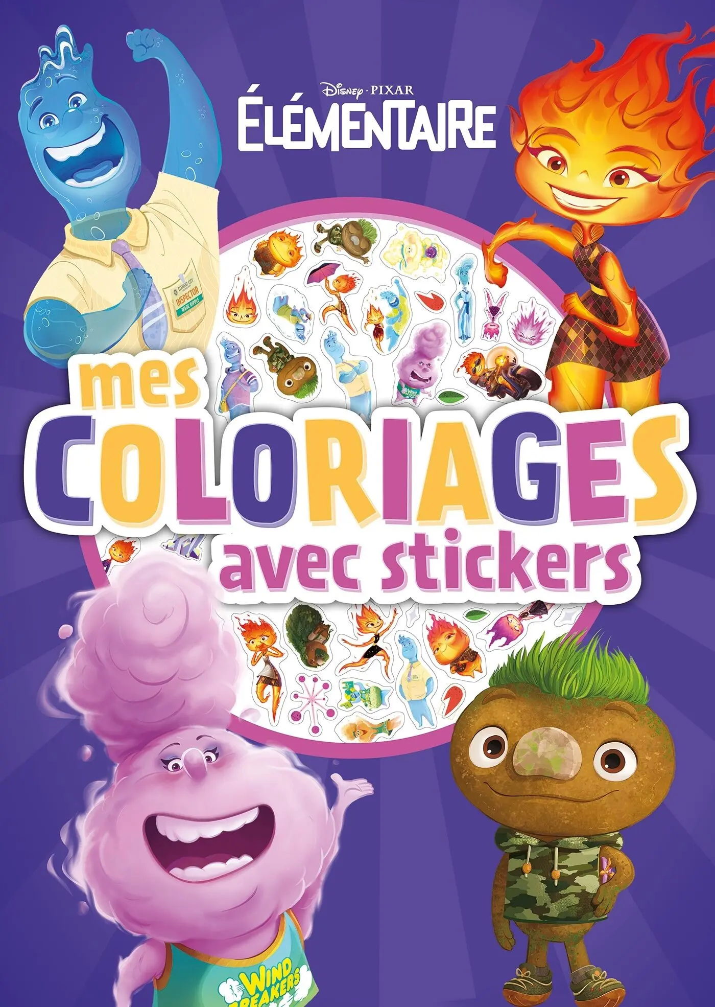 DISNEY BOOK - ELEMENTARY - My coloring pages with stickers