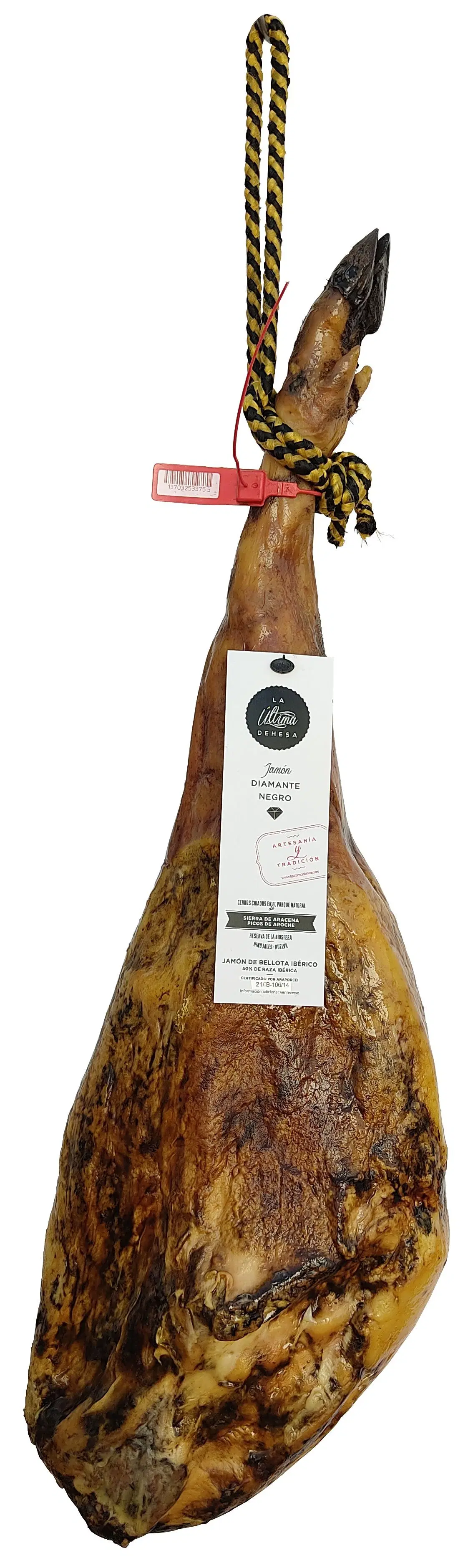 Jambon Ibérique de Bellota BLACK DIAMOND "RED LABEL", 8 - 9 kilos