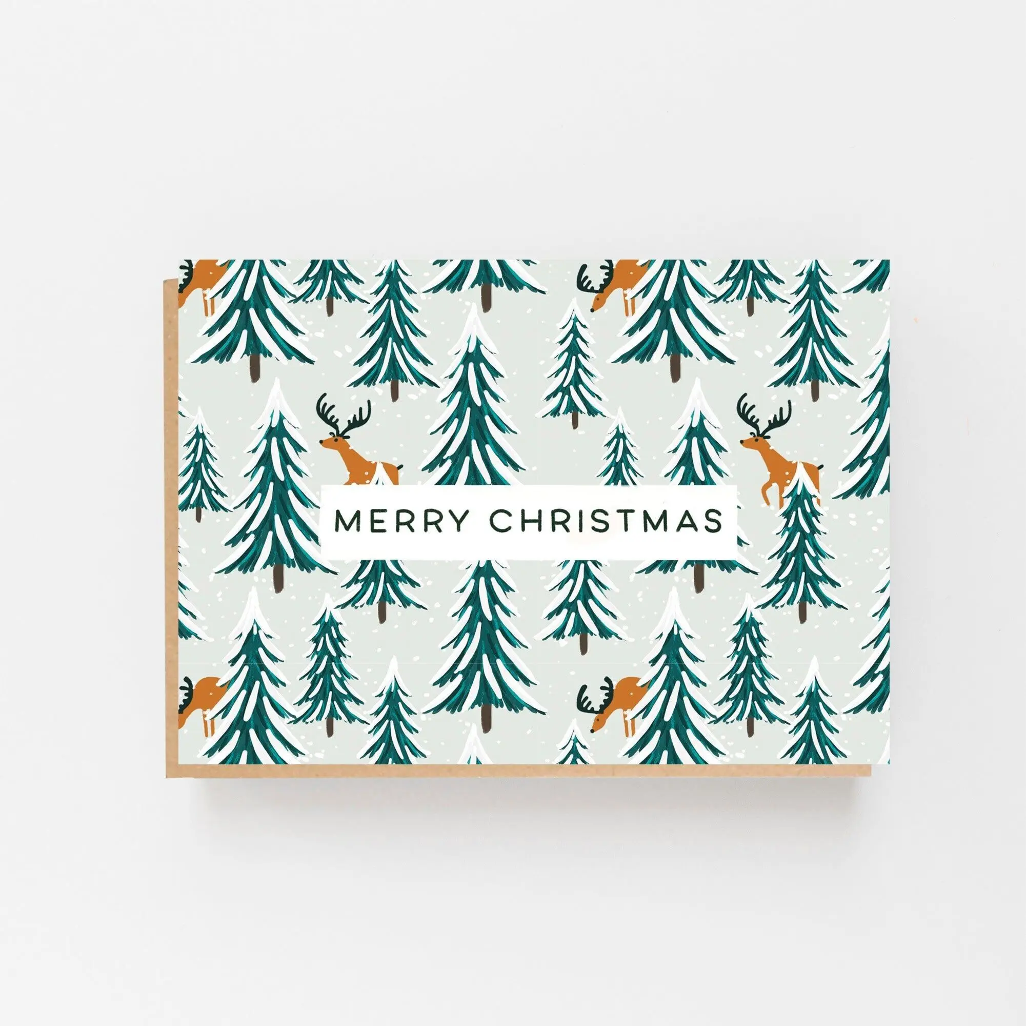 Merry Christmas Reindeer Card