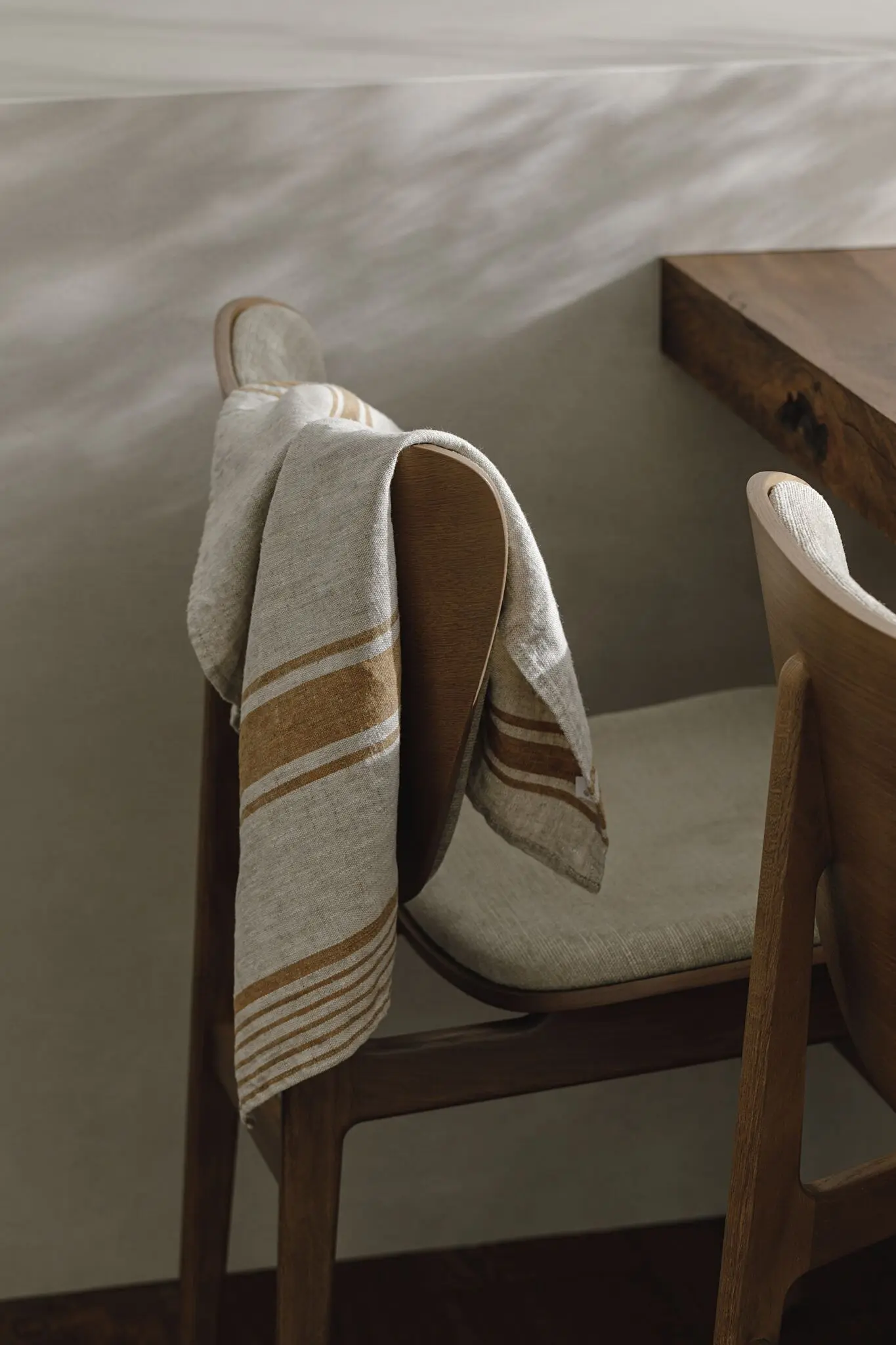 Linen Tea towel (dish towel) / Sandy stripes