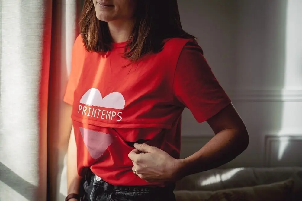 Breastfeeding T-shirt - Printemps