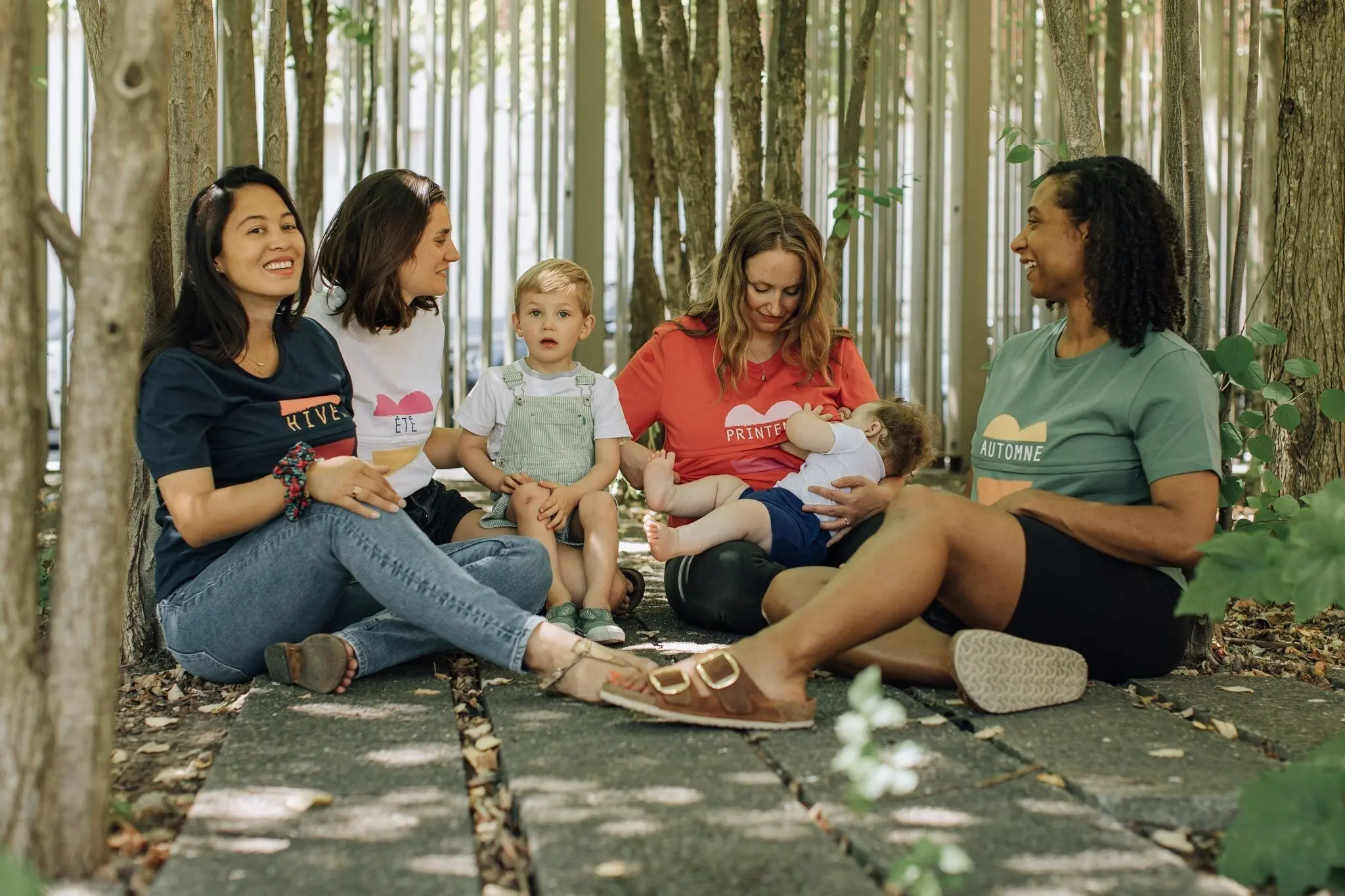 The breastfeeding box: The Spring + Summer + Autumn + Winter t-shirt - The Four Seasons