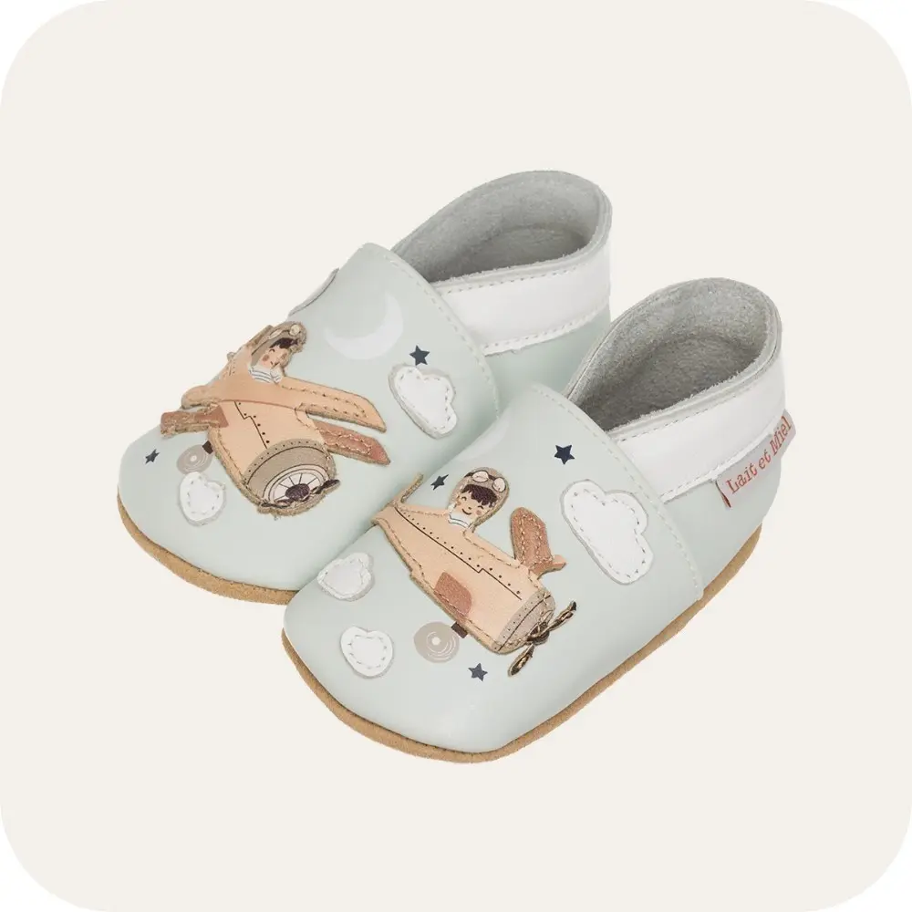 Aviator-Babyhausschuhe 12–18 Monate