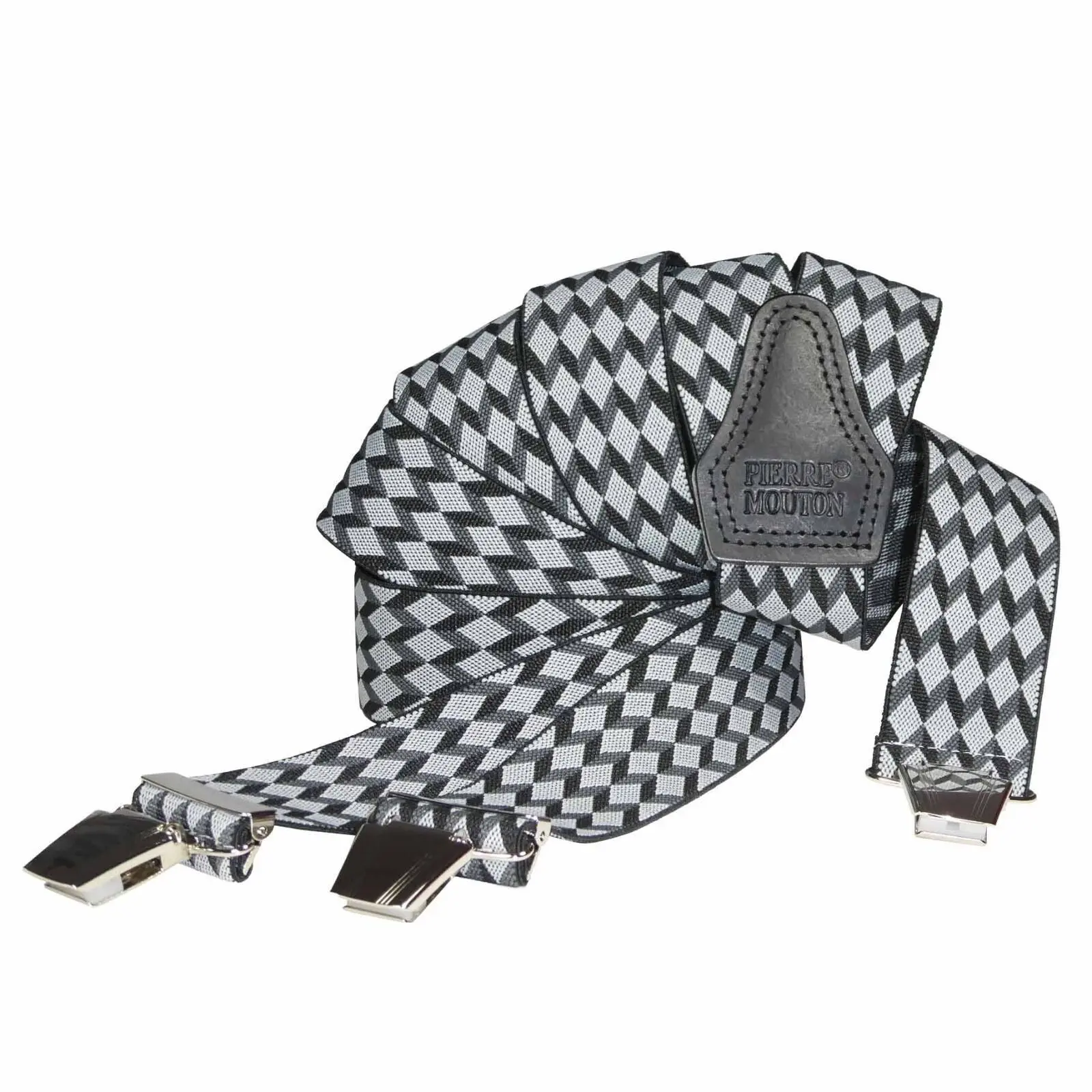 Pierre Mouton Hosenträger Escher Schwarz