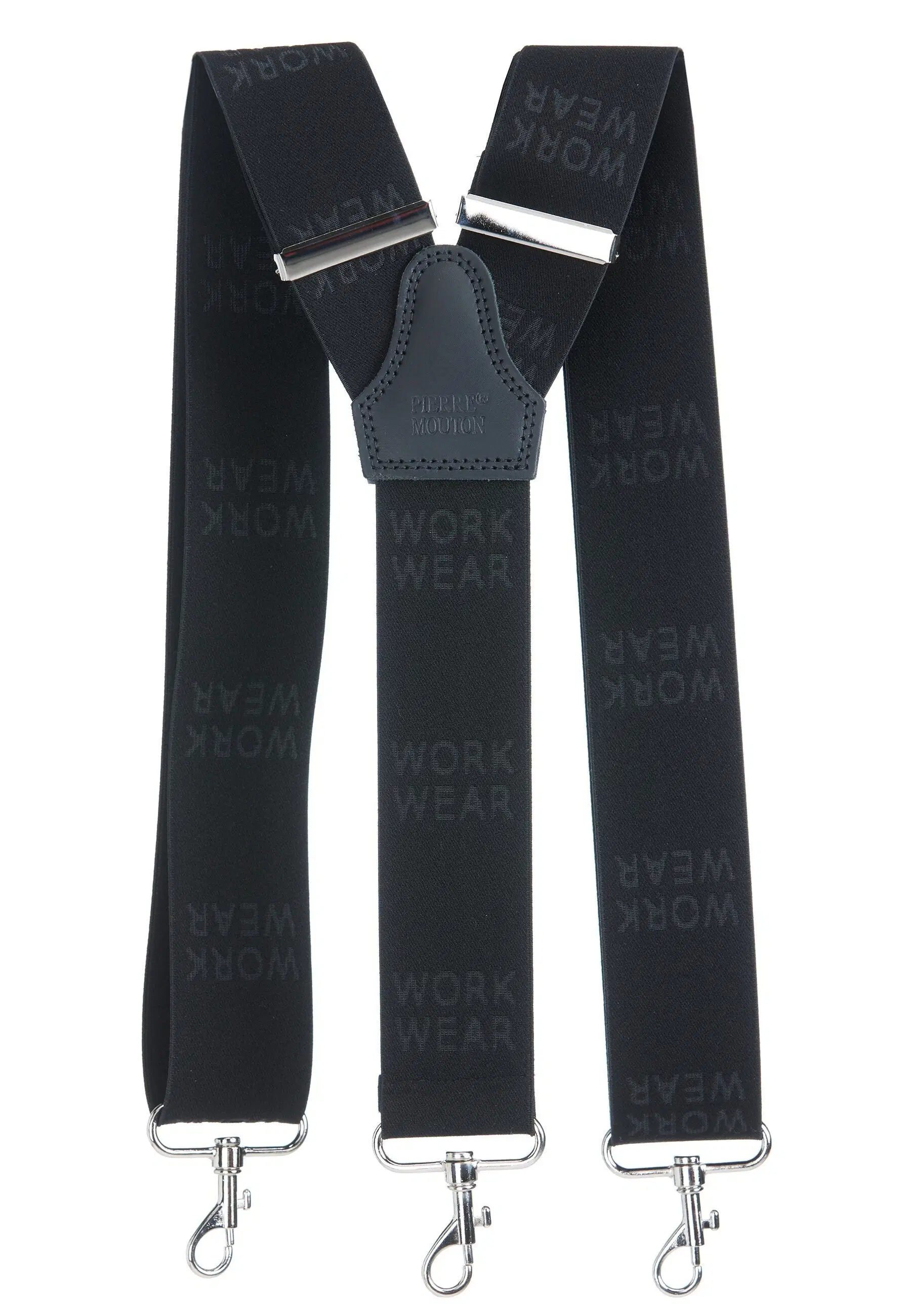Arbeitskleidungs-Hosenträger Schwarz mit Haken