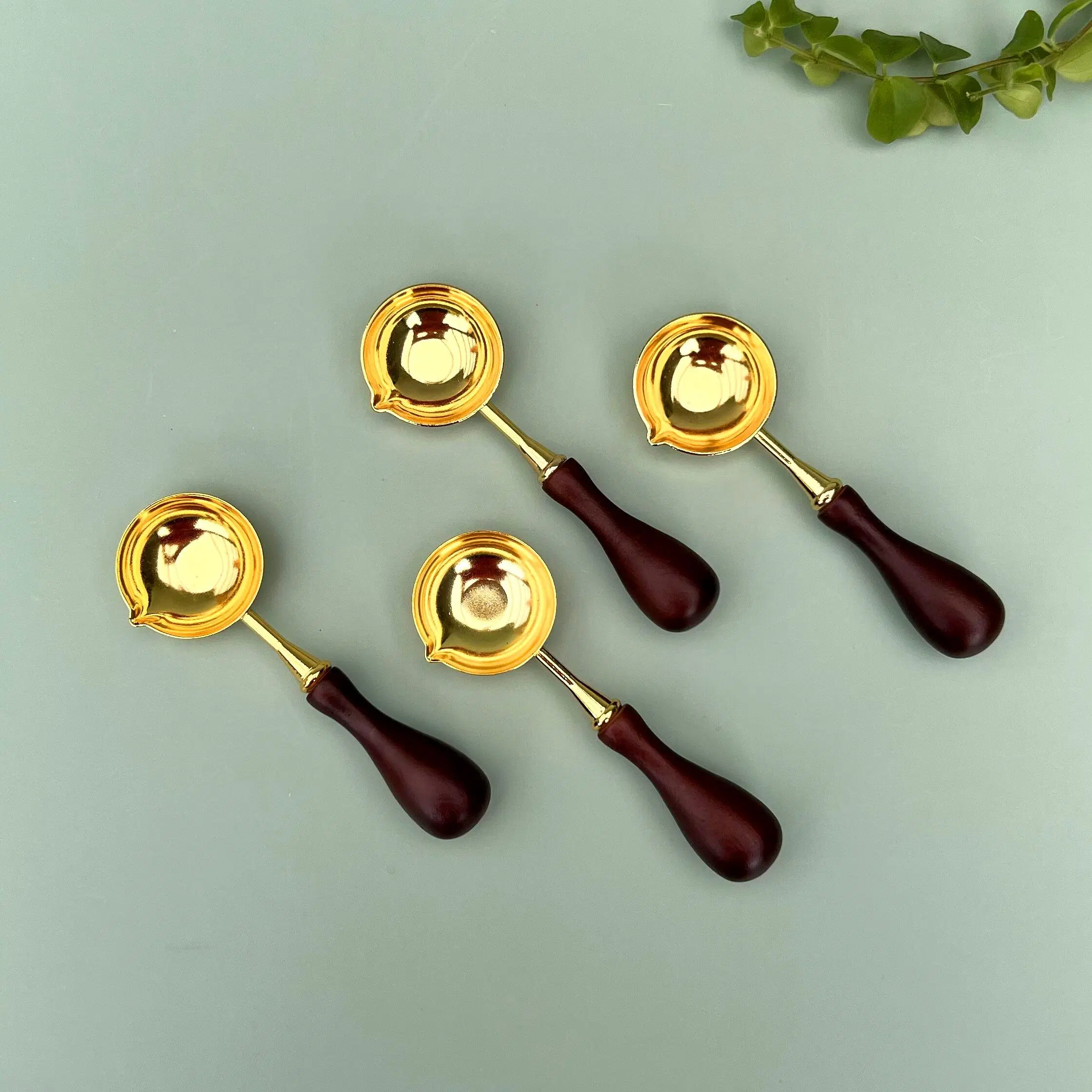 Wax Spoon (Brown) - Vintage Seal Sealing Wax Stamp