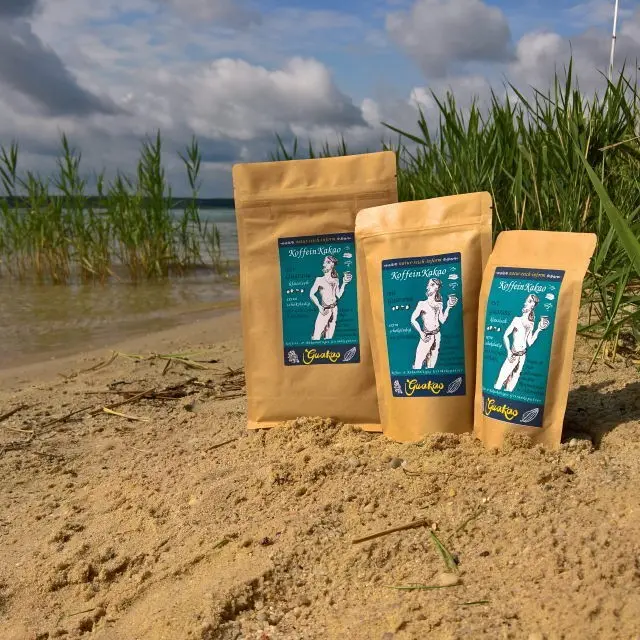 GuaKao - KoffeinKakao mit Guarana - klassisch, Koffein- & Kakaohaltiges Getränkepulver, leicht gesüßt, BIO & vegan