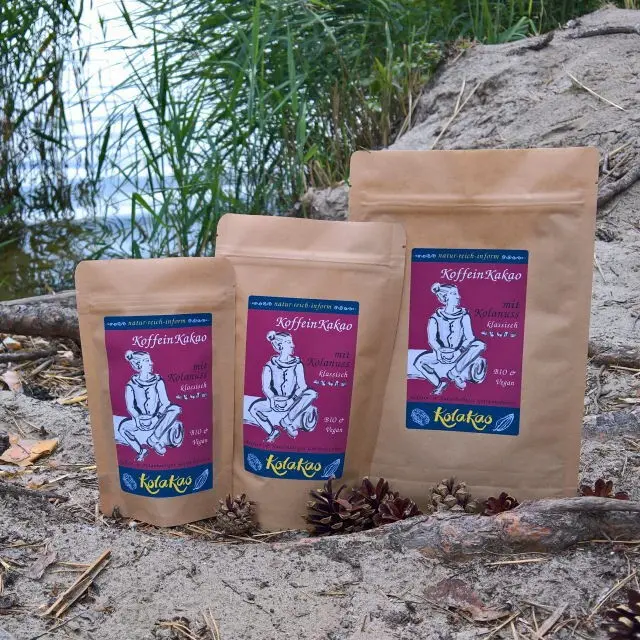 KolaKao - KoffeinKakao mit Kolanuss - klassisch, Koffein- & Kakaohaltiges Getränkepulver, leicht gesüßt, BIO & vegan