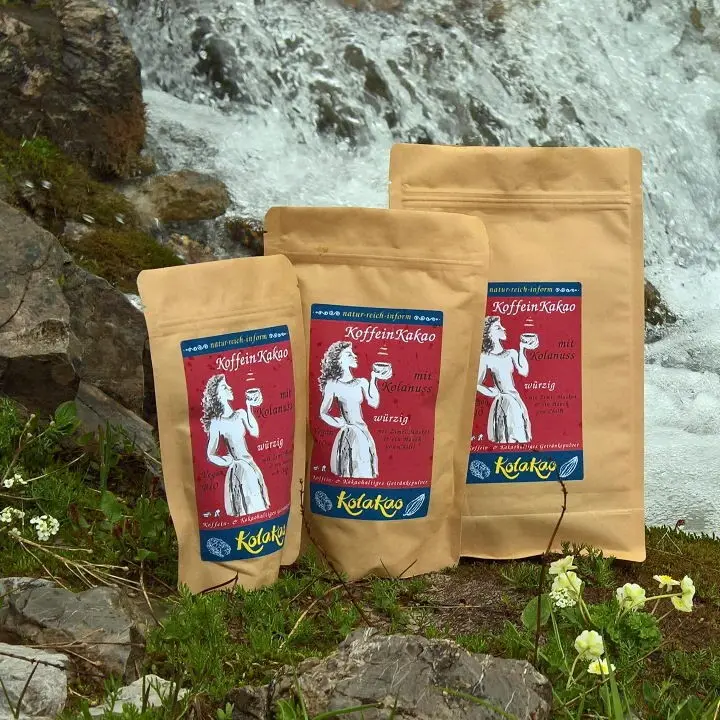 KolaKao würzig - der KoffeinKakao mit Kolanuss, Koffein- & Kakaohaltiges Getränkepulver, leicht gesüßt, mit kräftiger Gewürznote, BIO & vegan