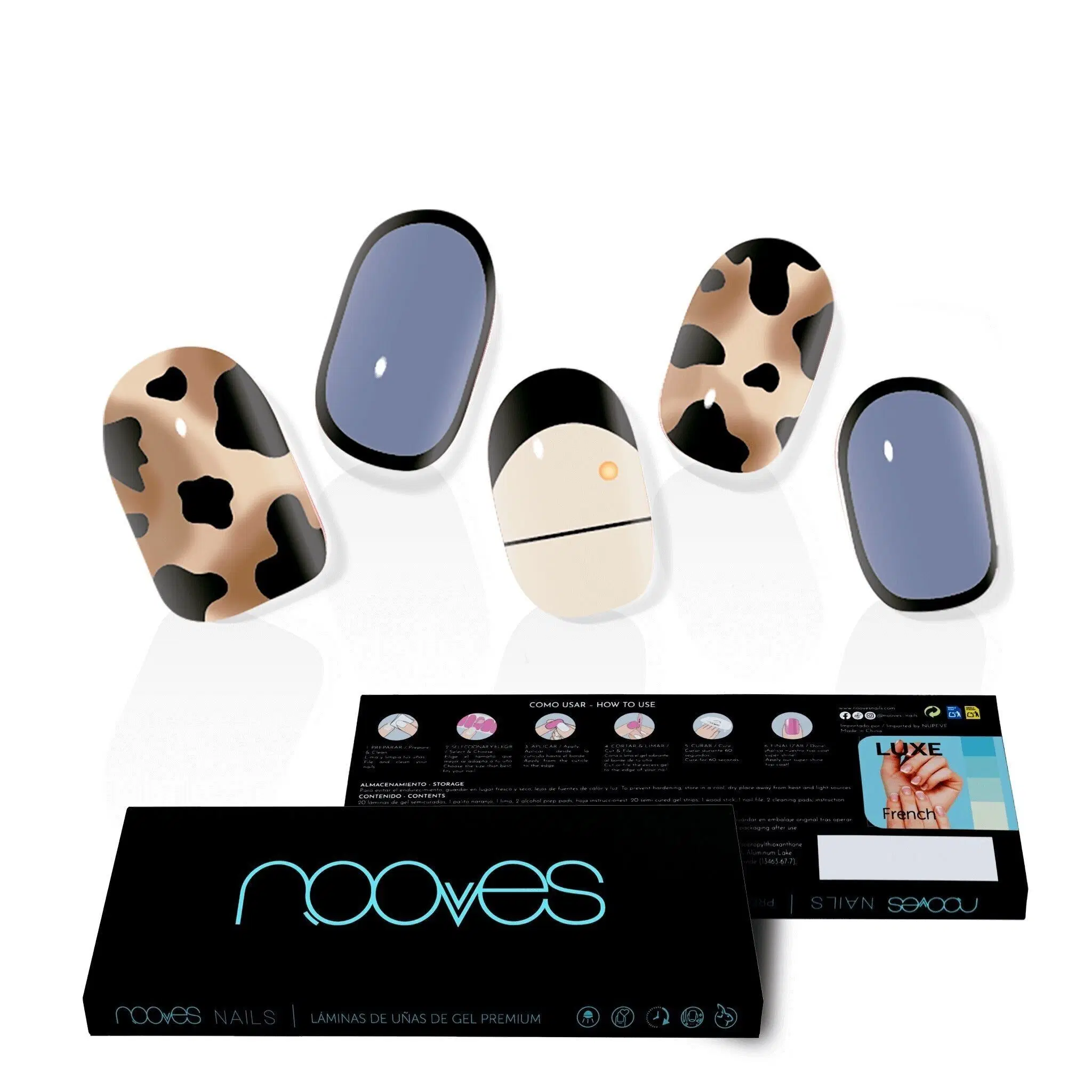 Gel Sheets - Cheetah Passion - Nooves Nails