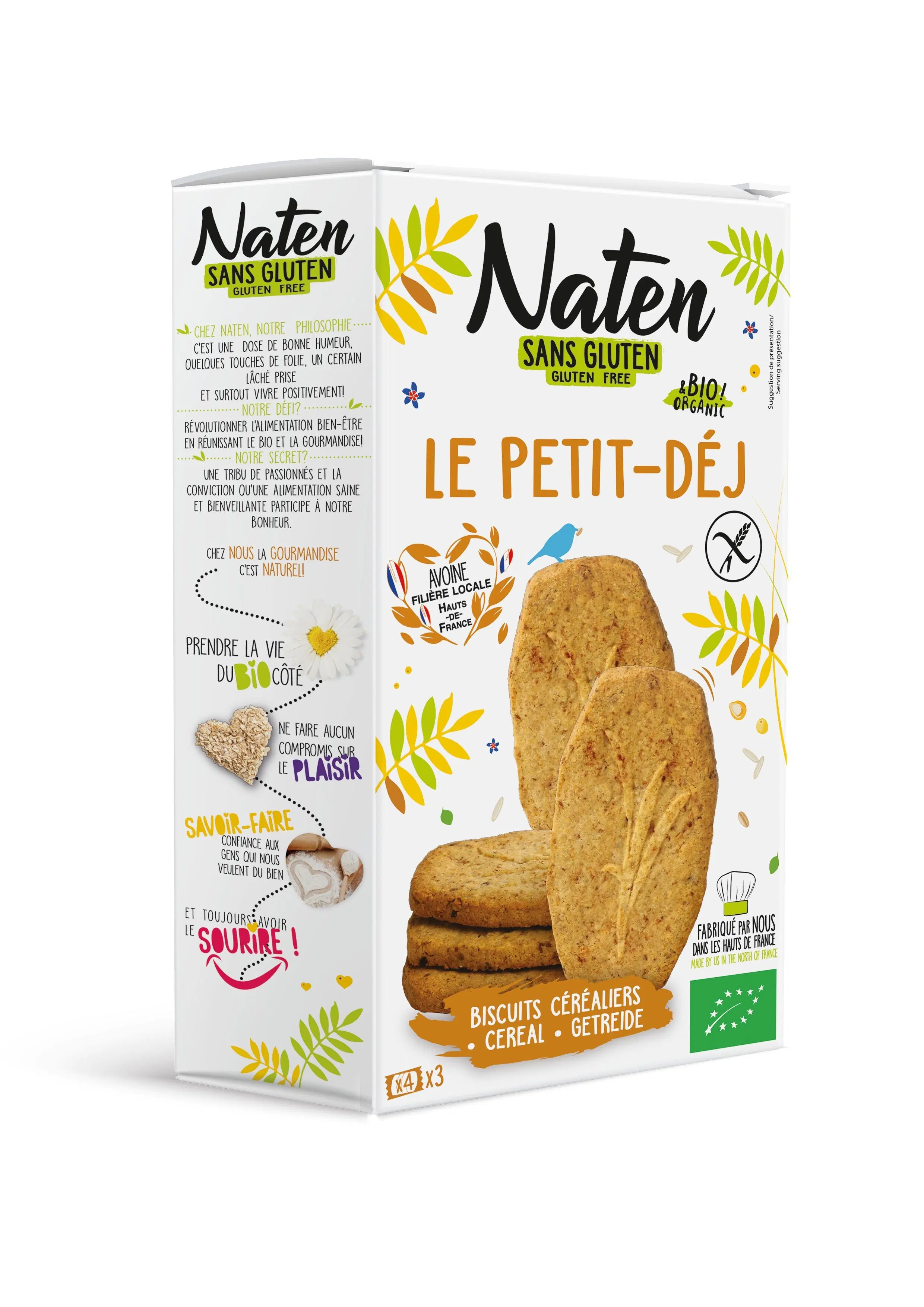 Gluten-free cereal breakfast biscuits 140g Naten