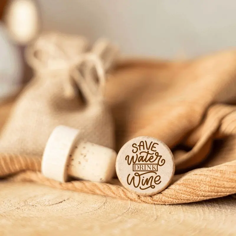Wine Bottle Stopper "Save Water Drink Wine" - My Bambou
