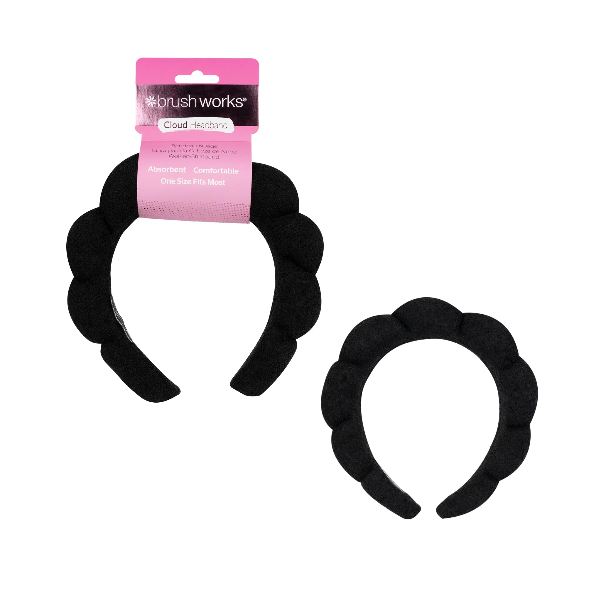 Bandeau Nuage Noir Brushworks