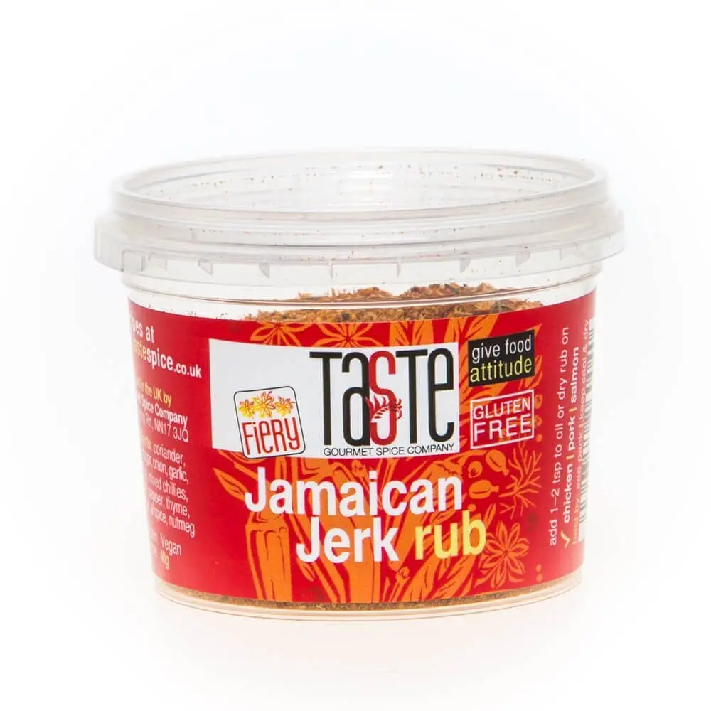 Jerk jamaïcain frotte (enflammé)