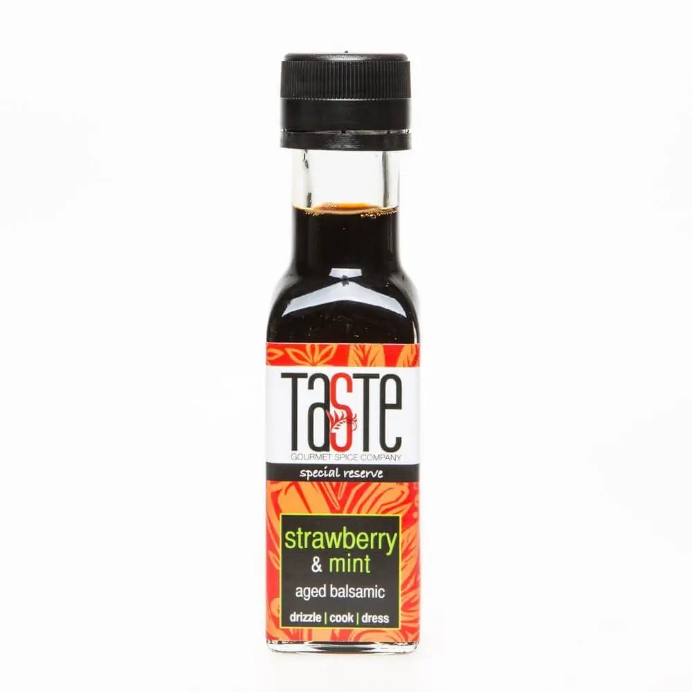 Balsamique vieilli « Réserve spéciale » à la fraise et à la menthe