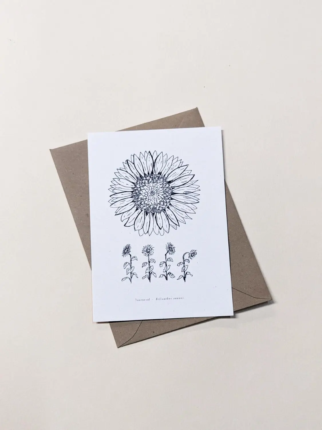 Sunflower Card