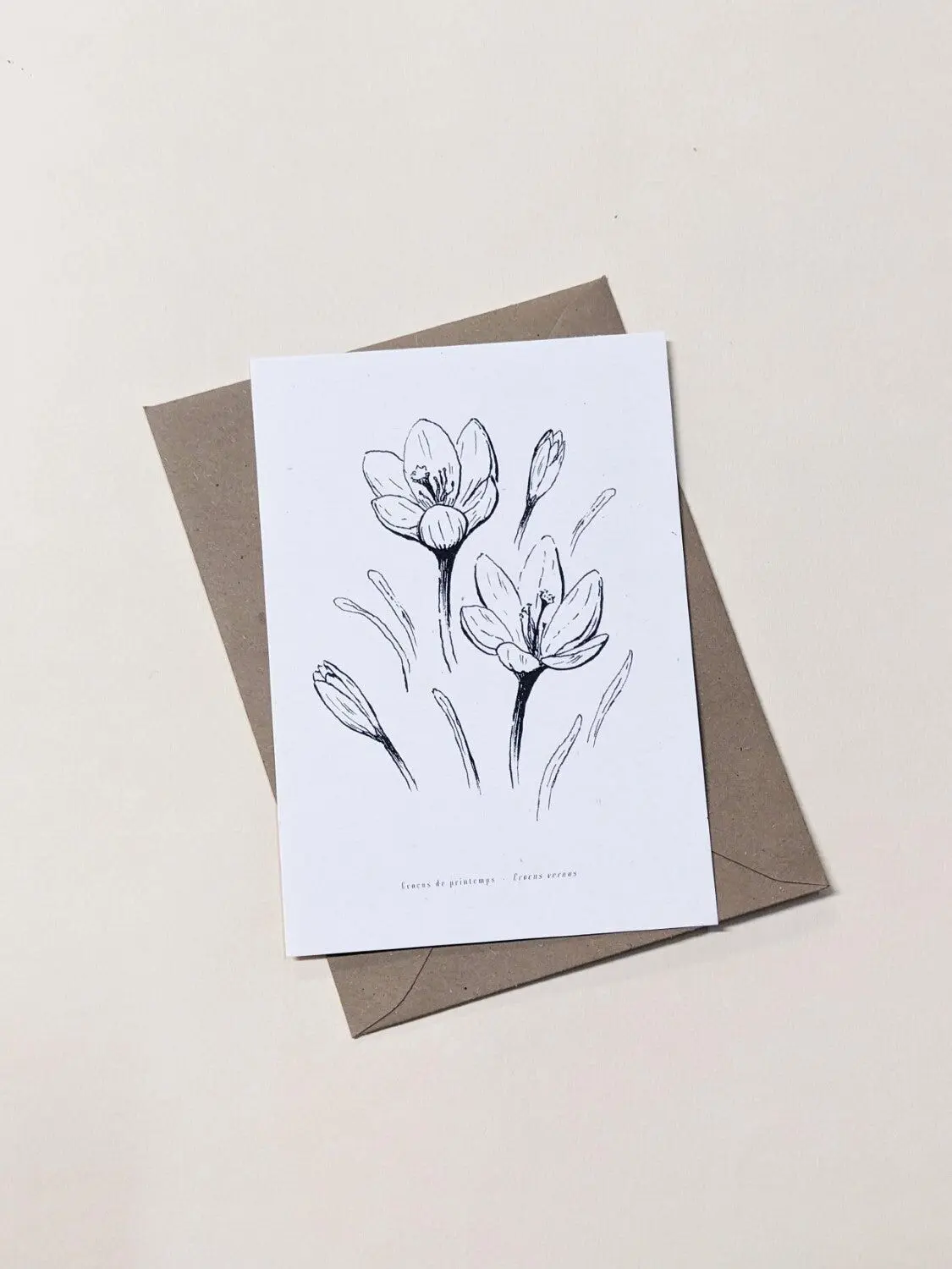 Crocus Card