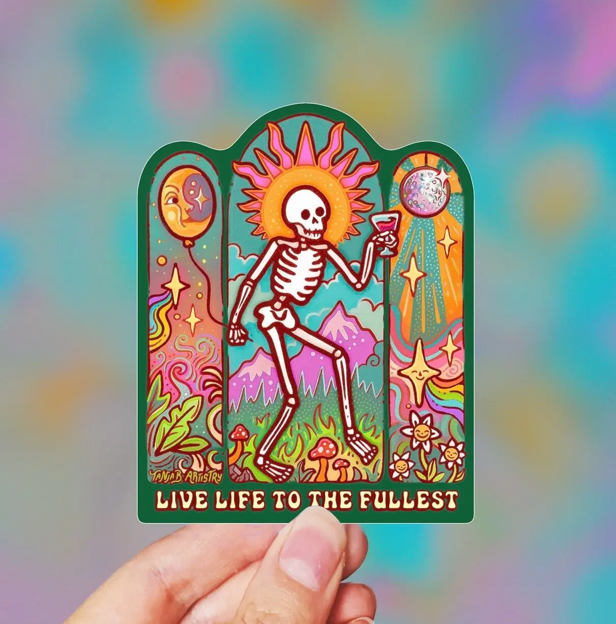 Live life to the fullest - stickers