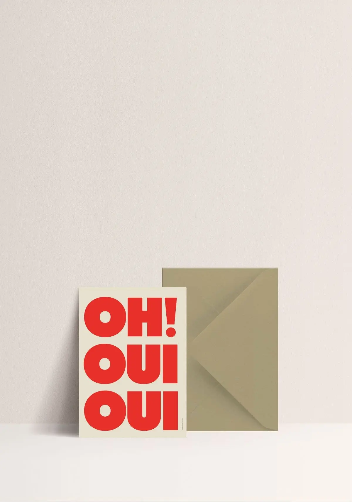 Card - Oh! Yes yes