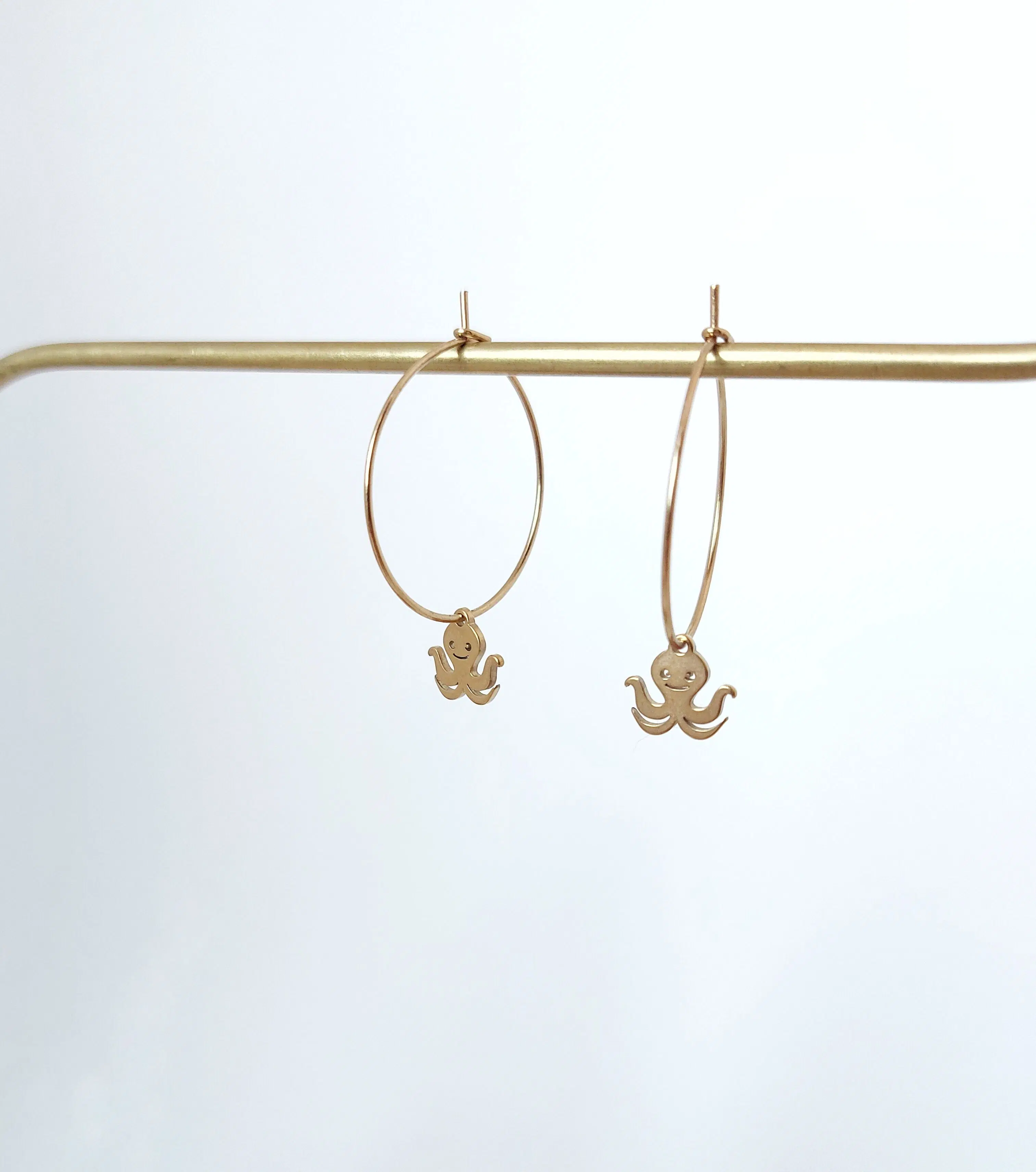 Boucles chaînes traversantes petit poulpe