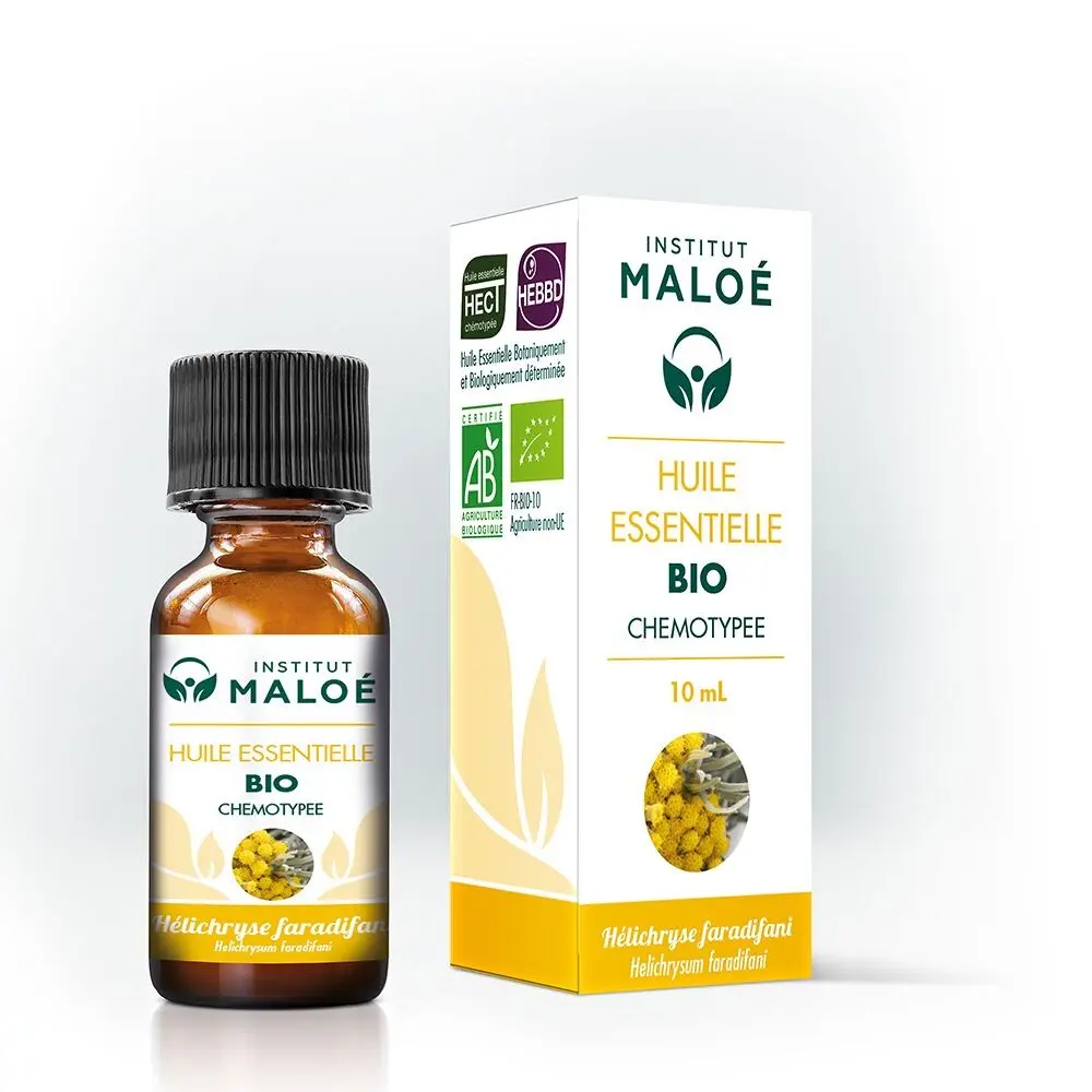 Aceite esencial orgánico de Helichrysum faradifani - 10 mL