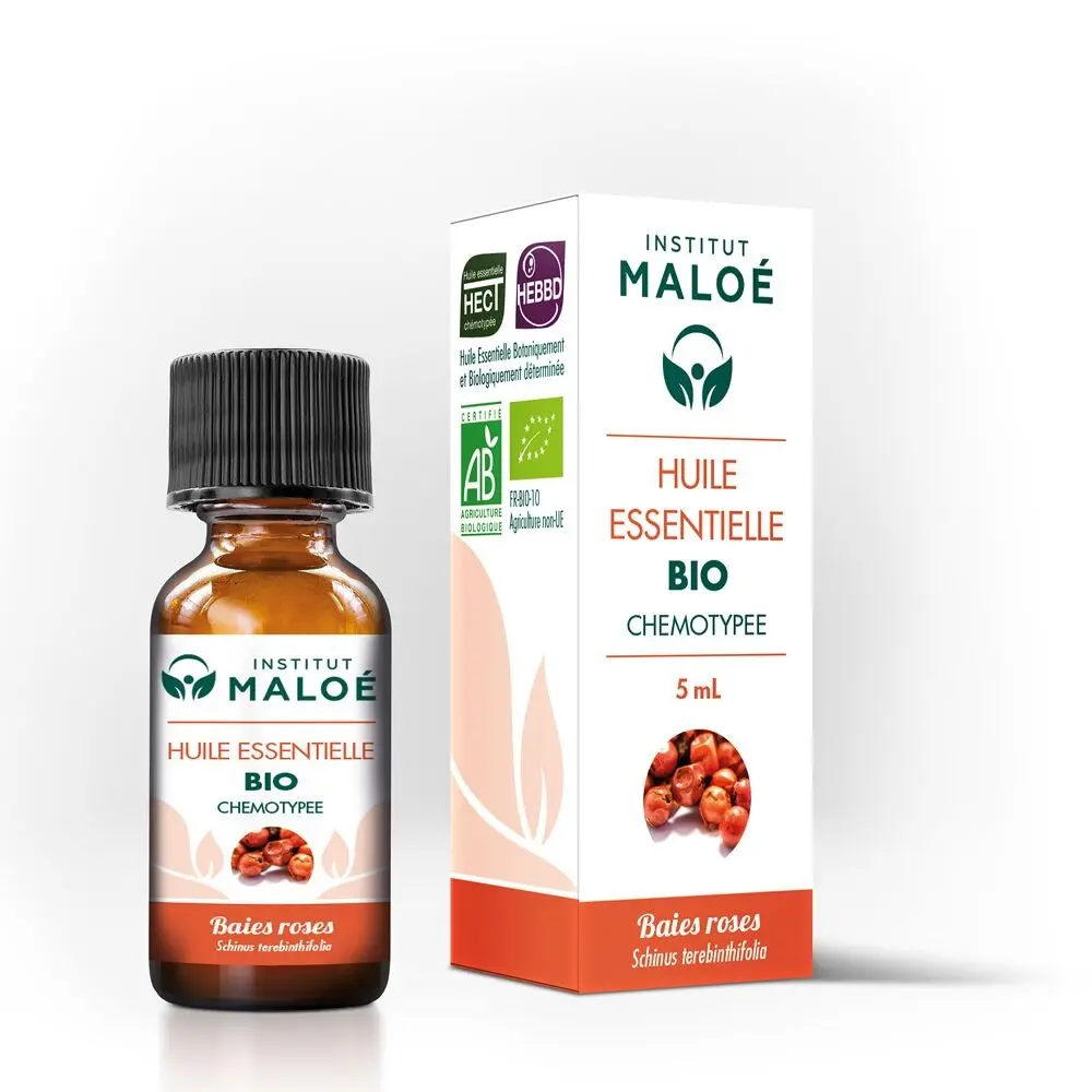 Aceite esencial de baya rosa orgánico - 5mL