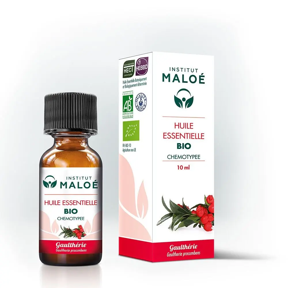 Aceite esencial de gaulteria orgánico - 10 mL