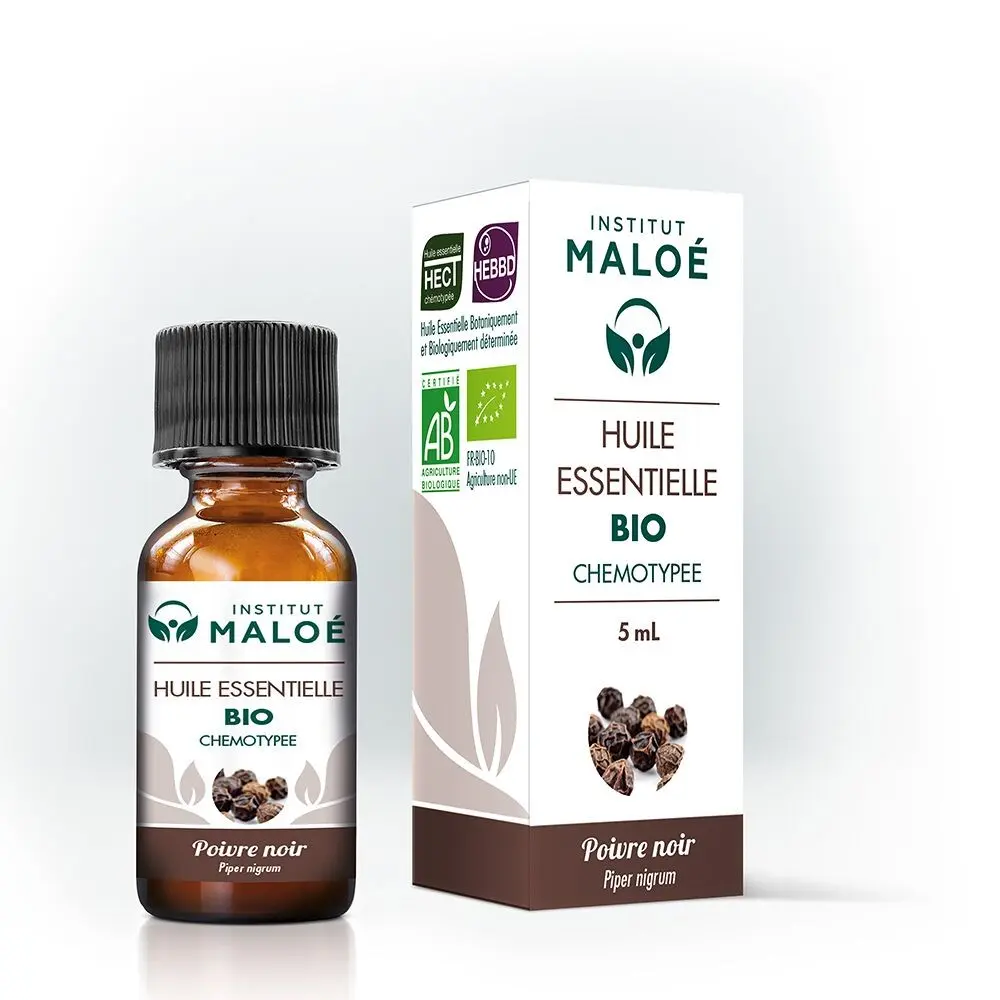 Aceite esencial de pimienta negra orgánico - 5 mL