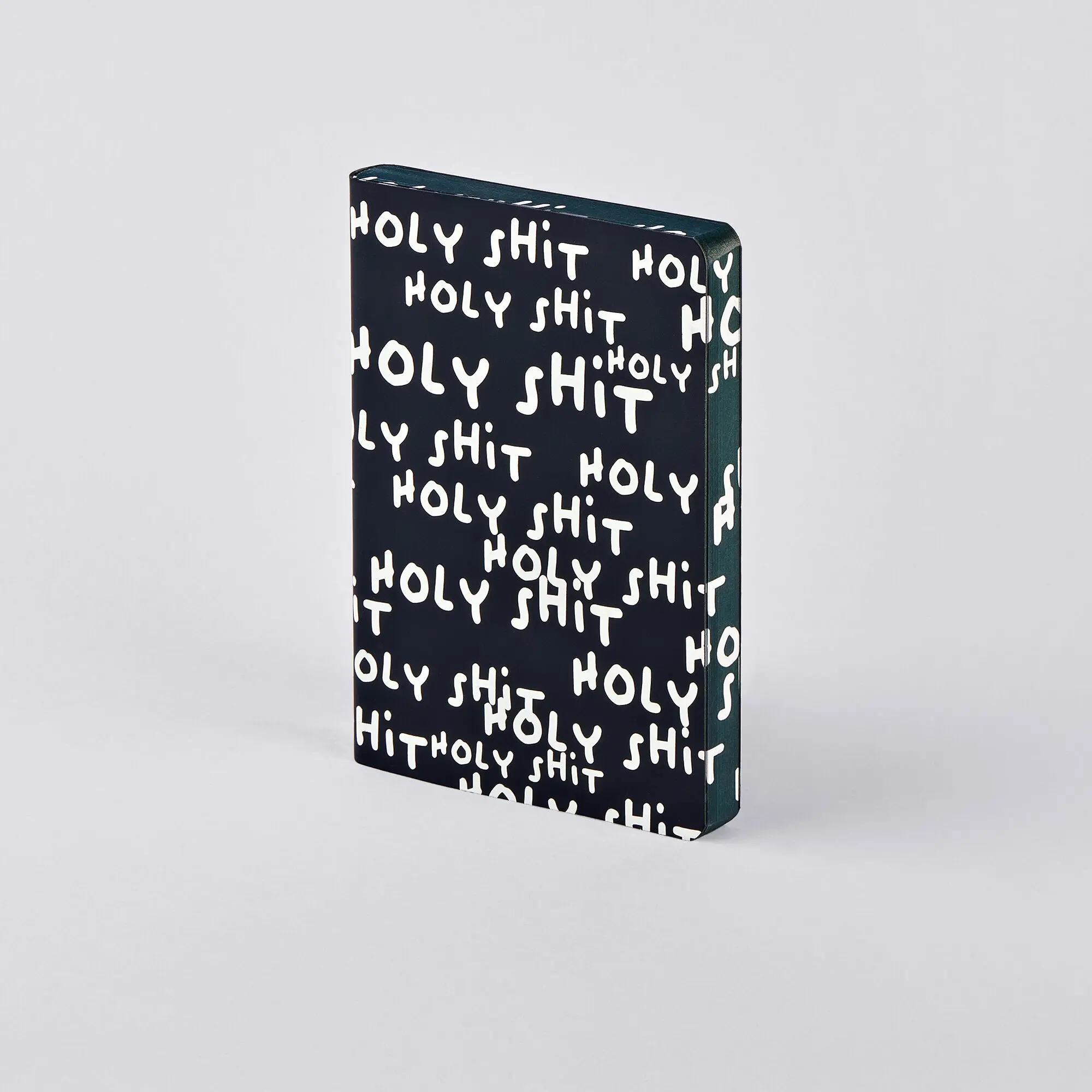 Holy Shit - Graphic S | nuuna notebook A6 | 2.5 mm dot grid | 176 numbered pages | 120g Premium Paper | recycled leather | sustainably produced in Germany