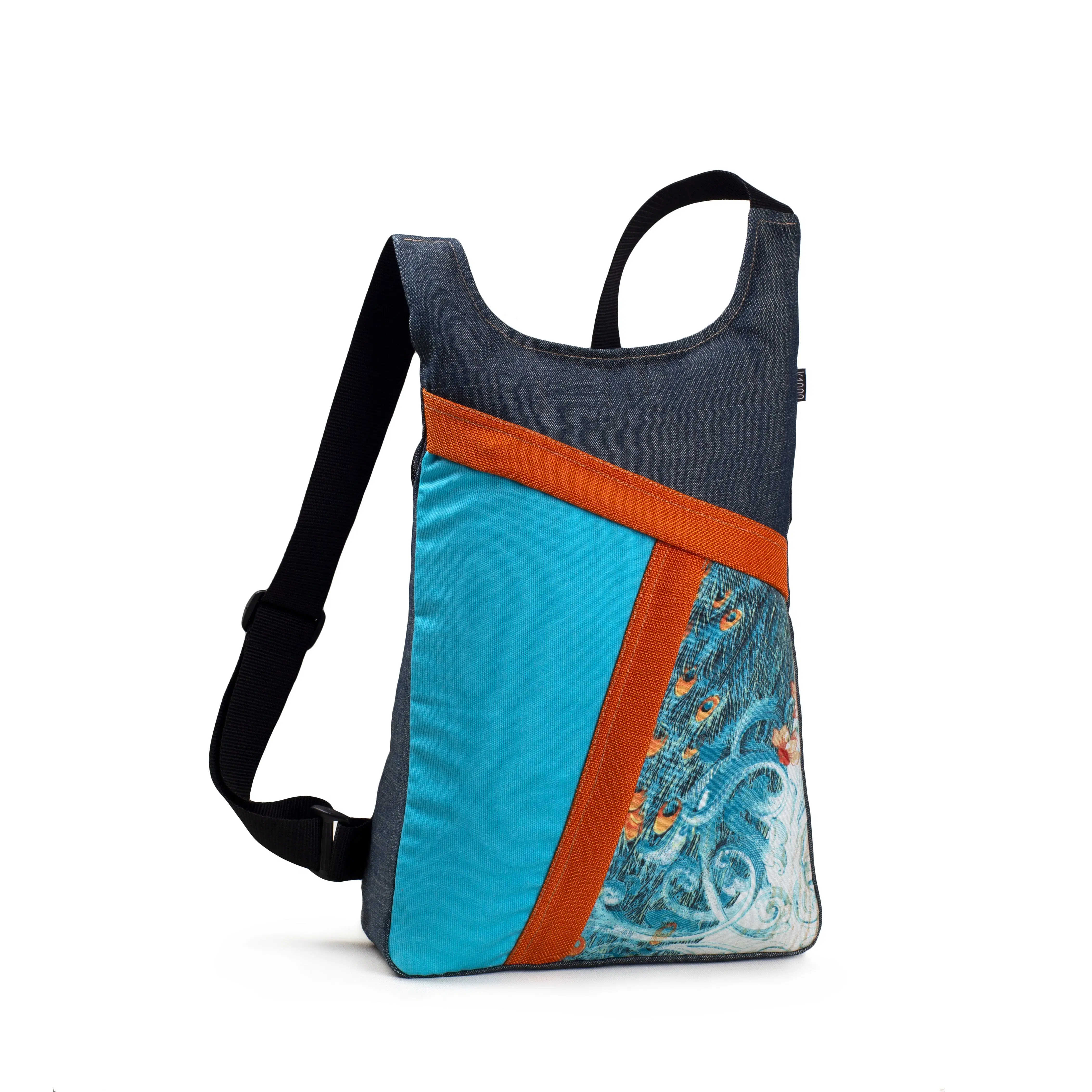 CDV PEACOCK BACKPACK -HANDMADe-