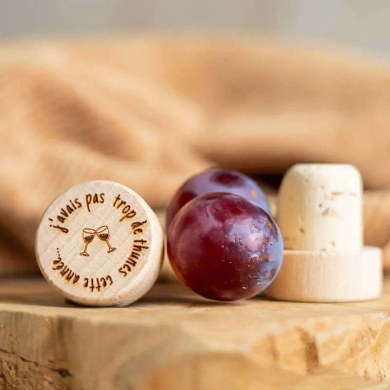 Wine Bottle Stopper "I didn't have too much money" - My Bambou