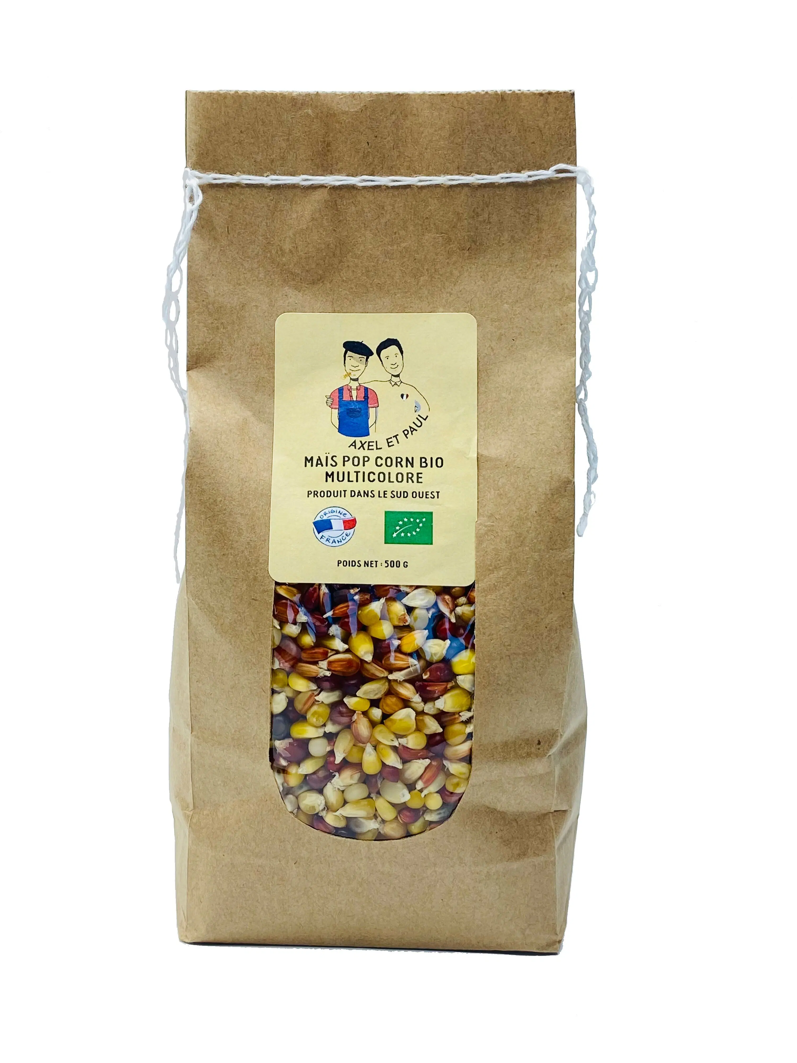 Popcornmais – Mehrfarbig, 500 g – Glutenfrei