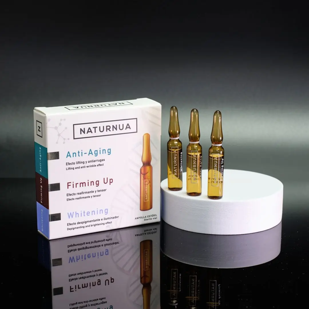 Pack of 3 sterile ampoules_2ml. ( 1 unit Antiaging + 1 unitFirming + 1 unit Whitening)