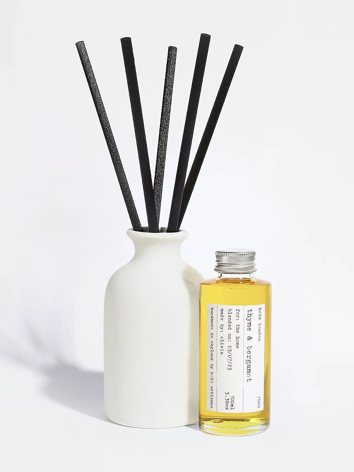 Duftstäbchen aus Keramik mit Thymian und Bergamotte – 100 ml