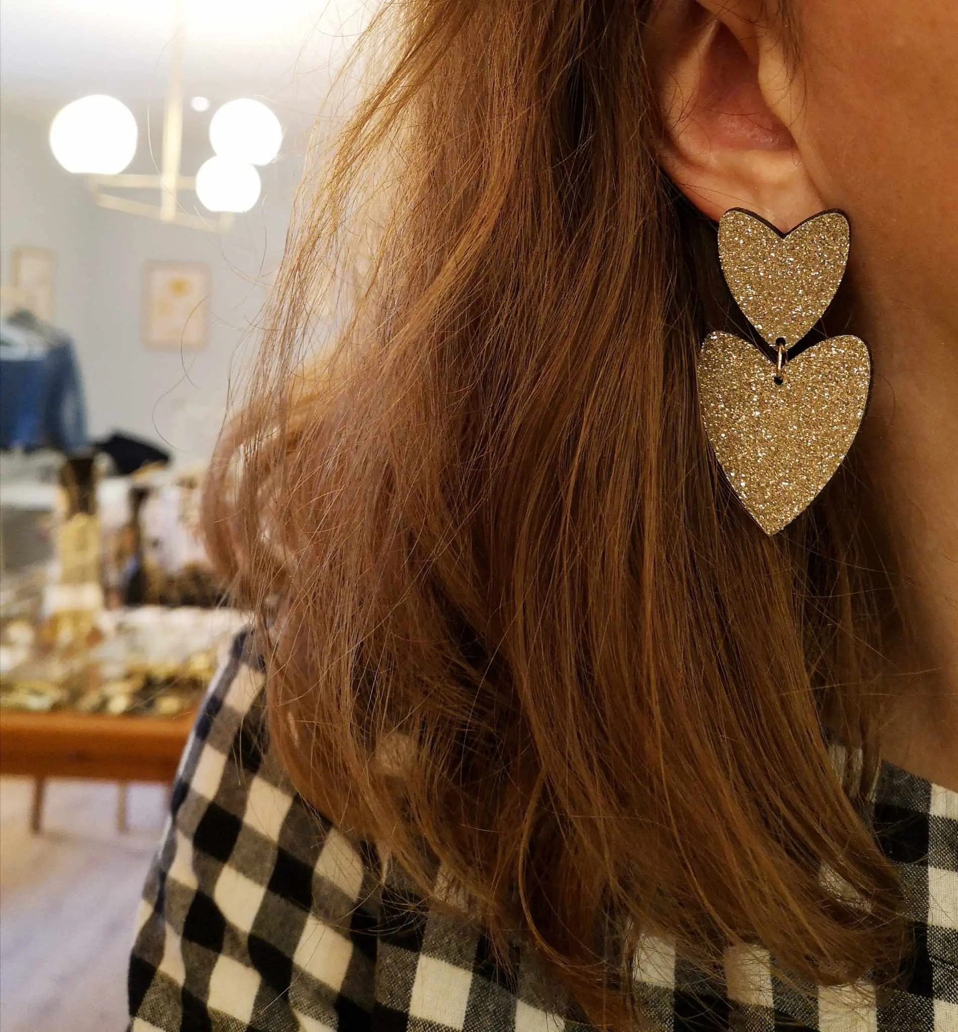 heart earrings