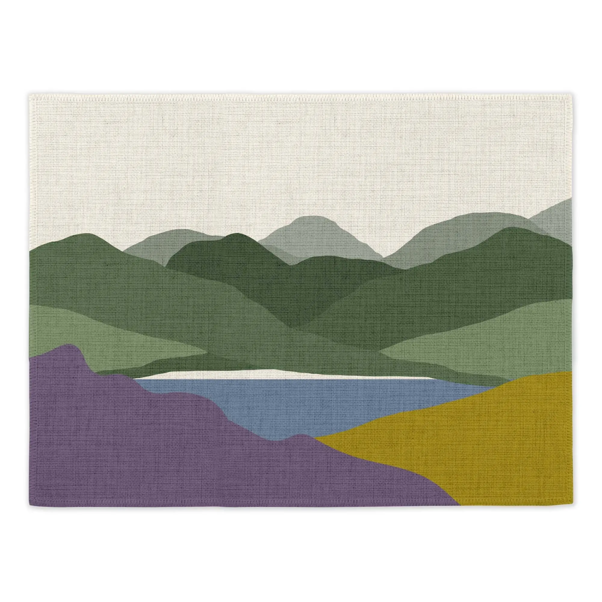 Welsh Hills Heather and Ginster Tischsets (Vier-Set)