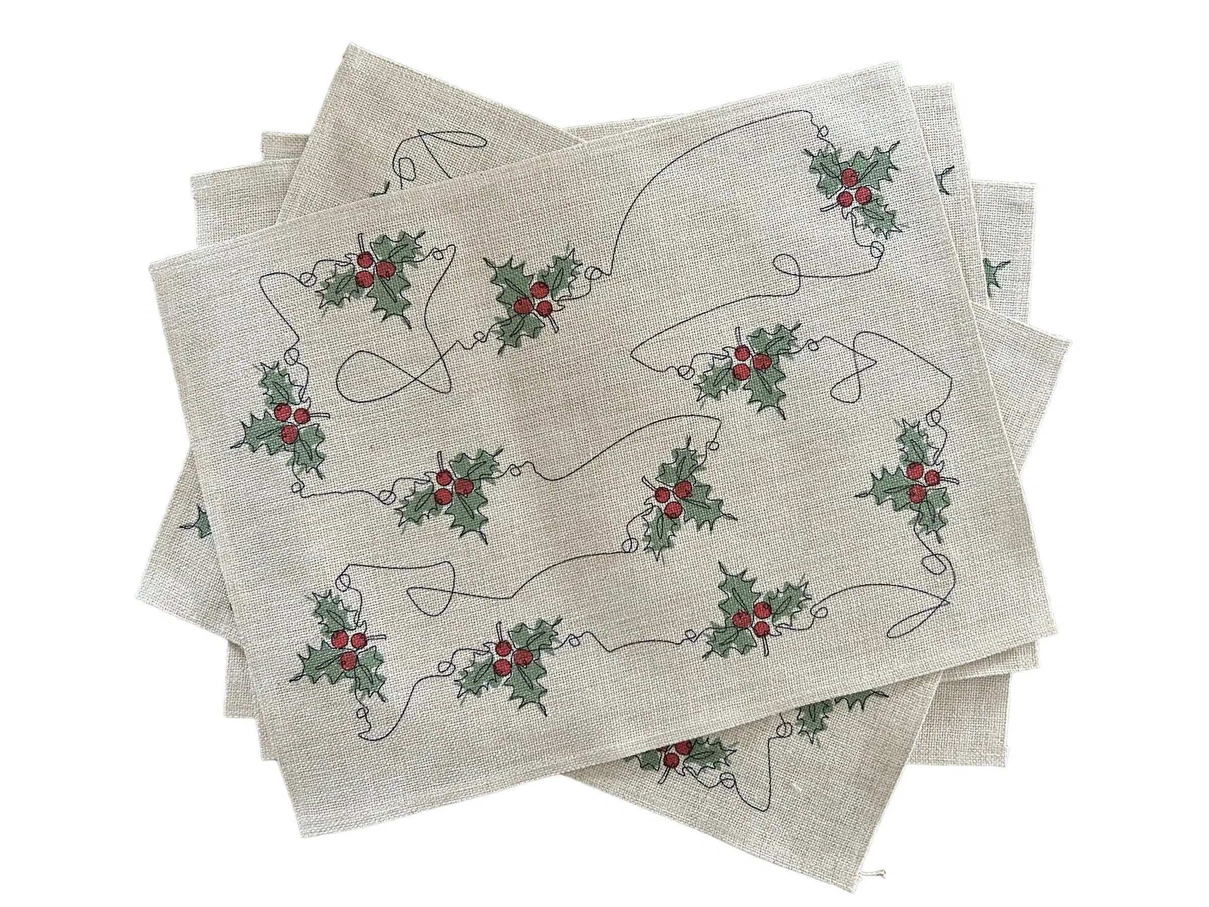 Tischsets von Holly Ink und Hue (Vier-Set)